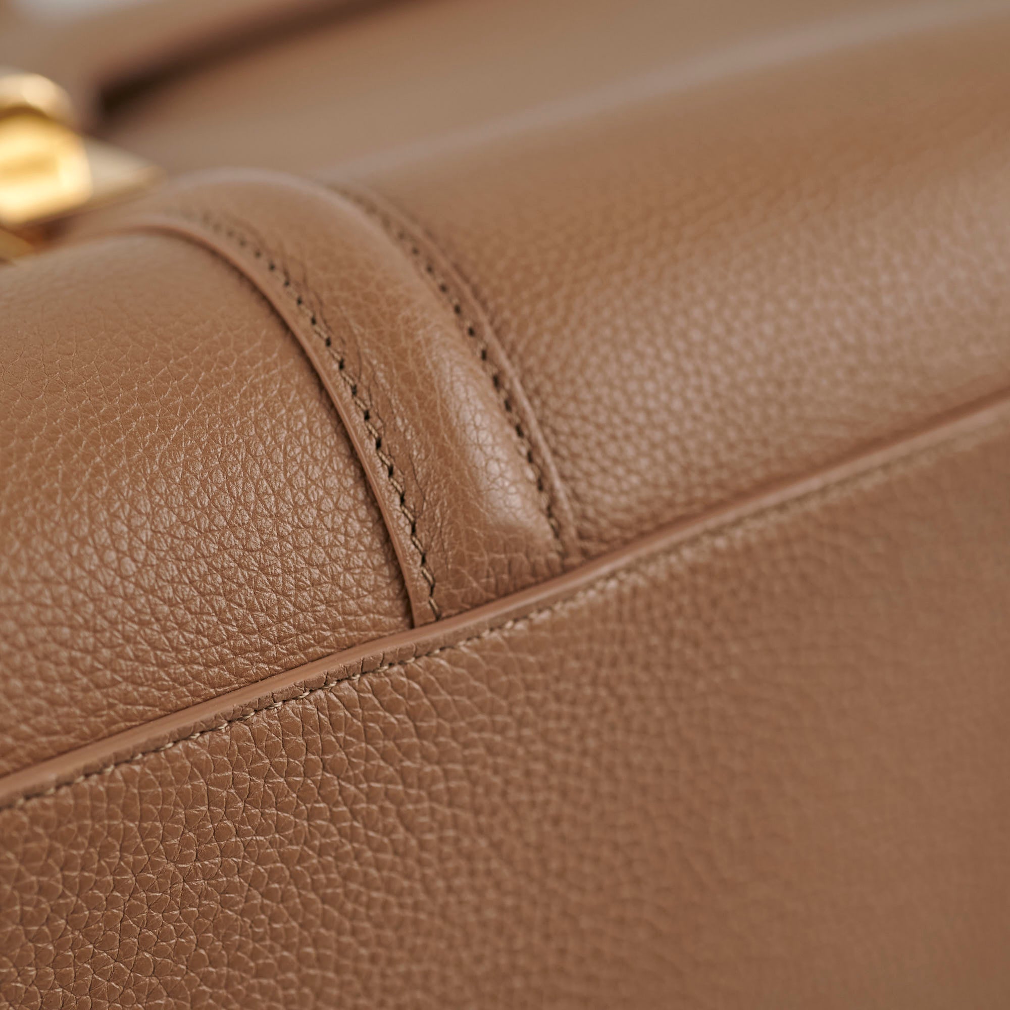 Celine 16 Medium Classic Taupe Handbag - Luxury Leather Shoulder Bag for Women | Perfect for Work, Travel & Everyday Use