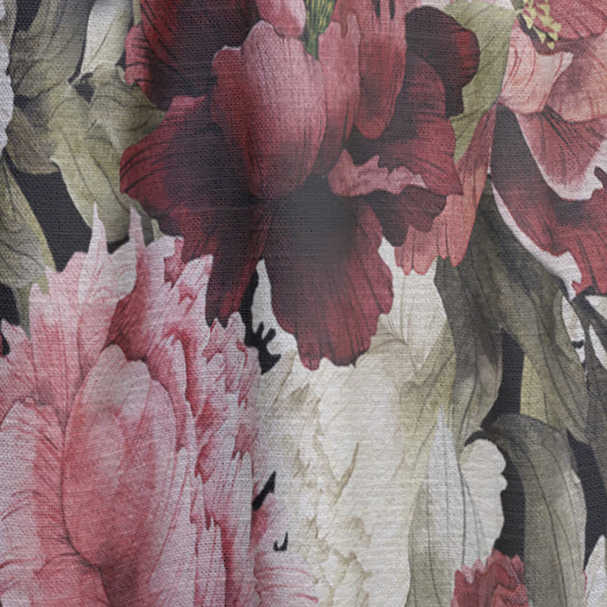Floral Peony Curtains for Bedroom & Living Room - Thermal Insulated Blackout Drapes - 52x84 Single Panel - Elegant Home Decor for Cozy Spaces & Sun Protection