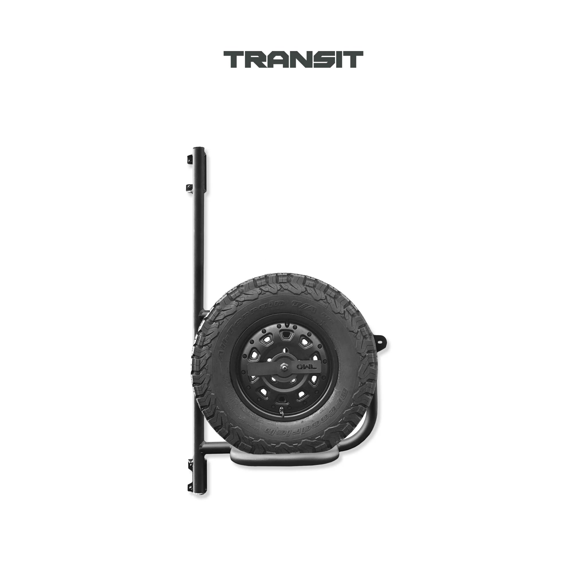 Heavy Duty Owl Tire Carrier for 2015-2023 Ford Transit Van - Spare Wheel Mount Bracket for Off-Road Adventures & Camping Trips
