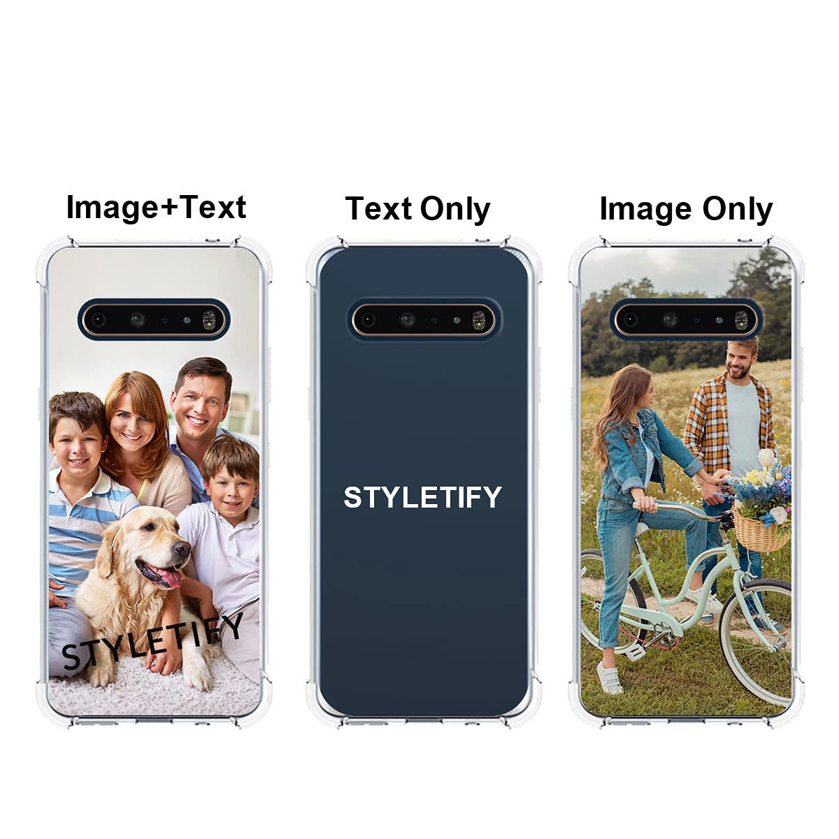Styletify Custom Photo Case for LG Harmony 4 - Personalized Picture & Text Phone Cover with 4-Corner Airbag Shockproof Protection, Ultra Clear Soft Candy Case - Perfect for Everyday Use, Travel & Gifts