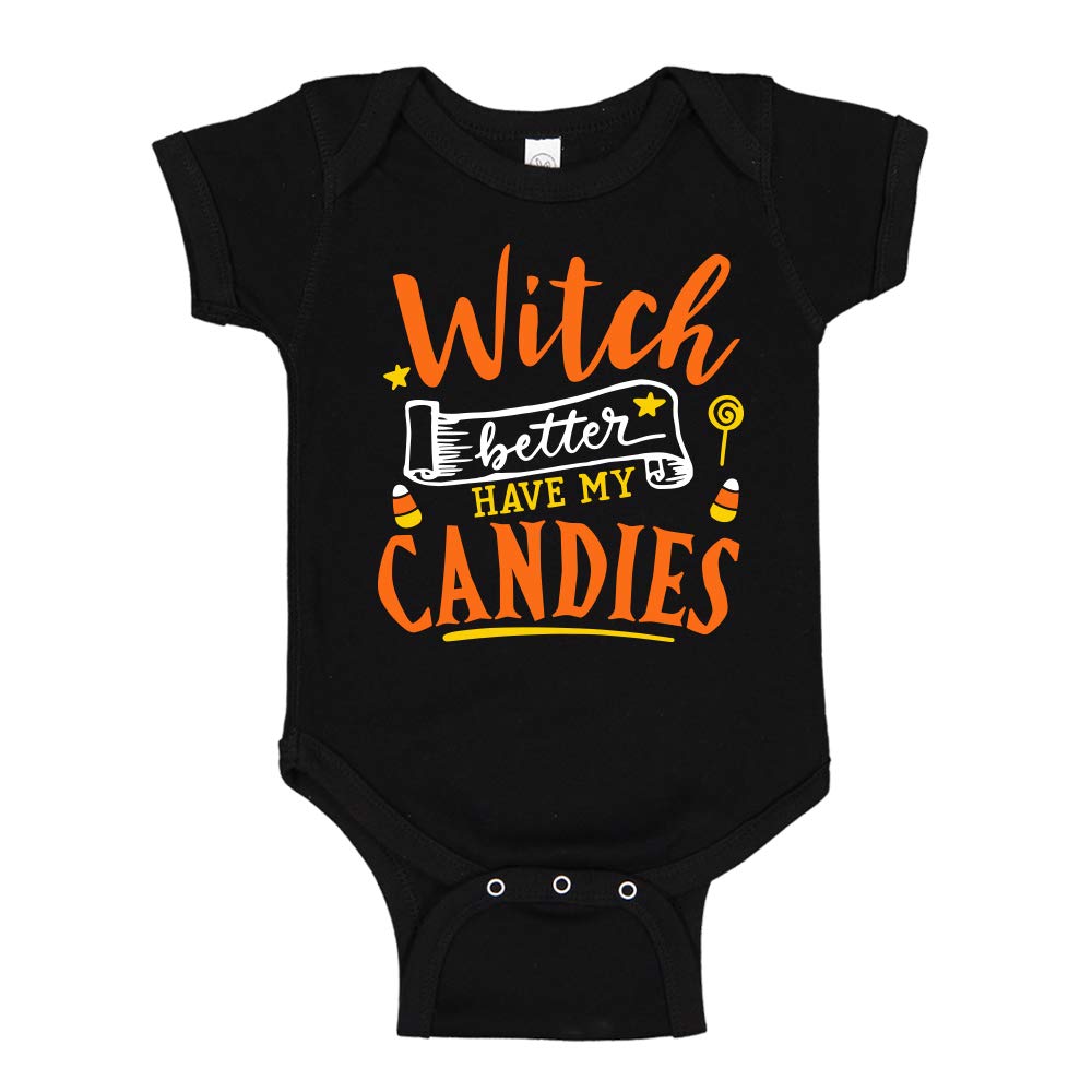 Witch Better Have My Candy Baby Onesie or Toddler T-Shirt - Cute Halloween Outfit for Infants & Kids - Perfect for Trick-or-Treating, Halloween Parties & Photo Shoots