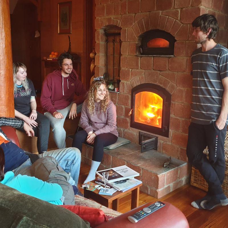 Temp Cast Masonry Heater - Indoor Fireplace for Home & Cabin - Perfect for Cozy Living Rooms, Bedrooms, and Winter Warmth