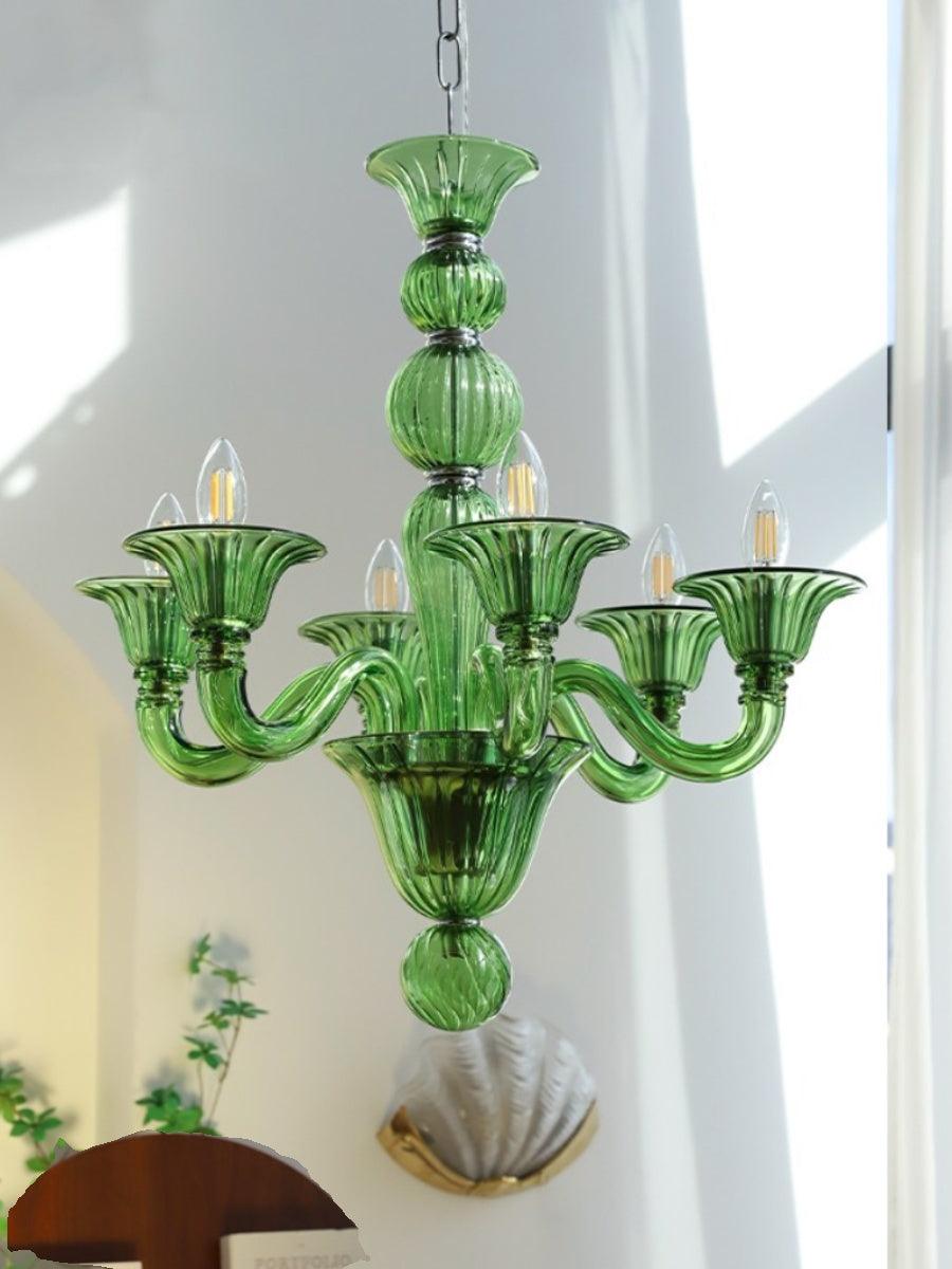 Elegant Calle Rafina Chandelier - Modern Crystal Ceiling Light Fixture for Dining Room, Living Room & Bedroom Decor