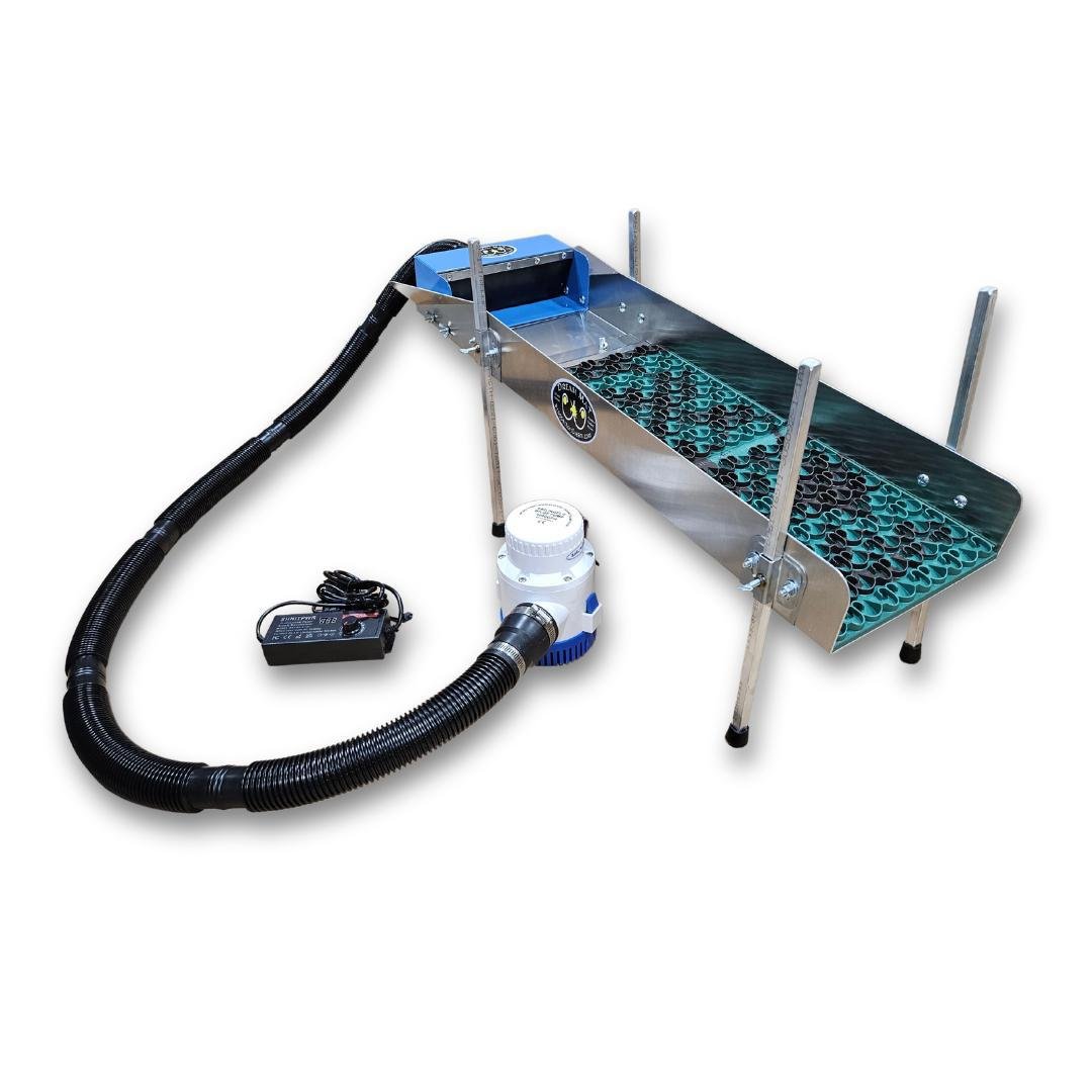 10X35 Power Sluice Box Kit with 18 Leg Kit - Gold Prospecting Equipment for River Mining & Outdoor Adventures