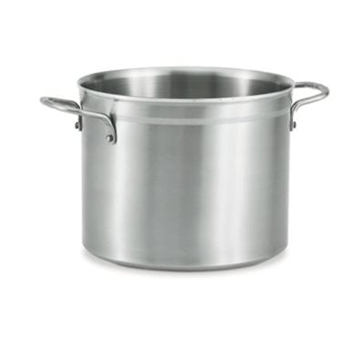 Vollrath Tribute 6 Quart Stainless Steel Stock Pot - Heavy Duty Commercial Cooking Pot for Soups, Stews, Pasta & Large Batch Meal Prep