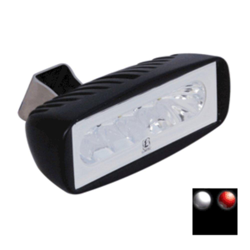 Lumitec Caprera2 LED Flood Light - Waterproof Outdoor Lighting with White/Red Dimming - Perfect for Boats, Docks, and Marine Use - Black Finish - High Brightness Consumer Electronics