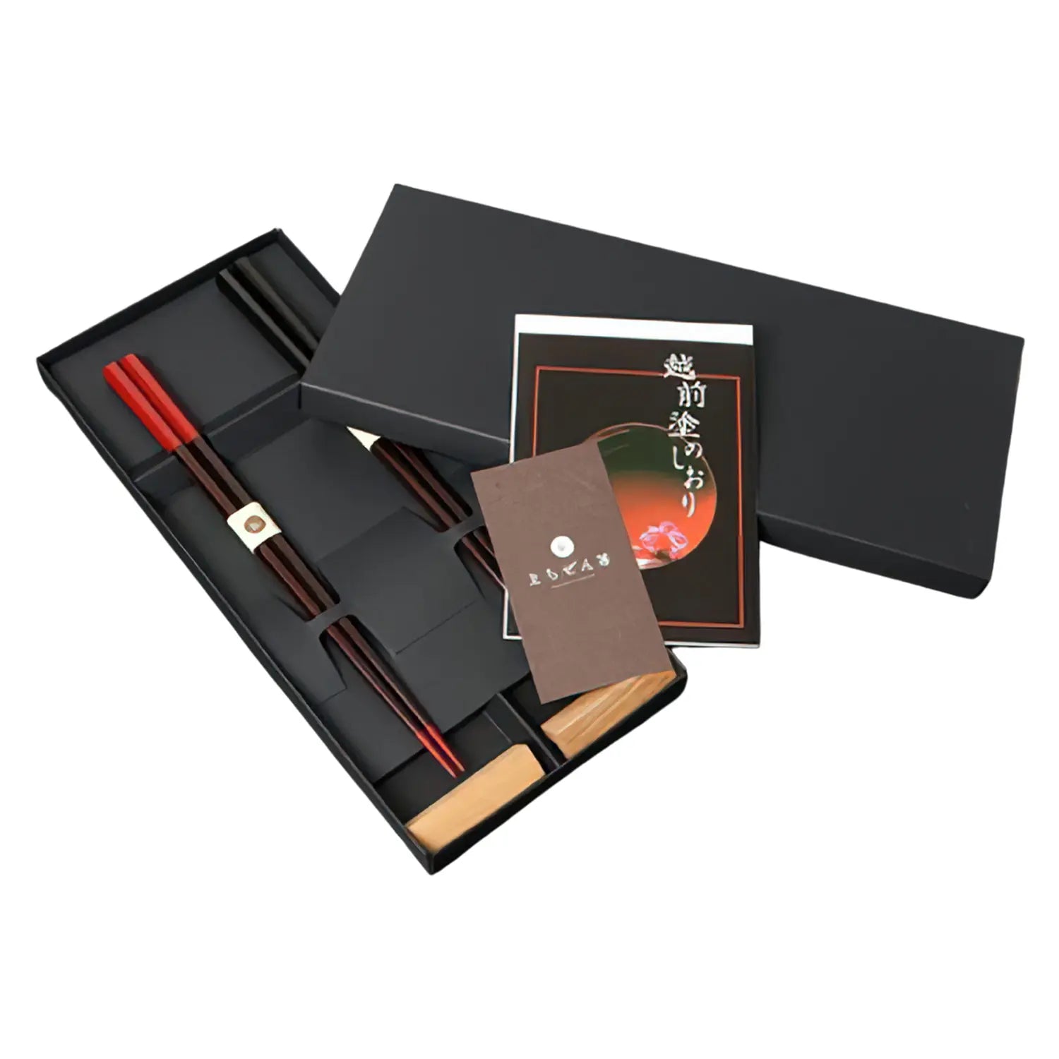 Premium Echizen Shikki Wood Couple Chopsticks - Handcrafted Japanese Lacquerware Dining Utensils for Romantic Dinners & Asian Cuisine | Perfect Gift for Anniversaries & Wedding