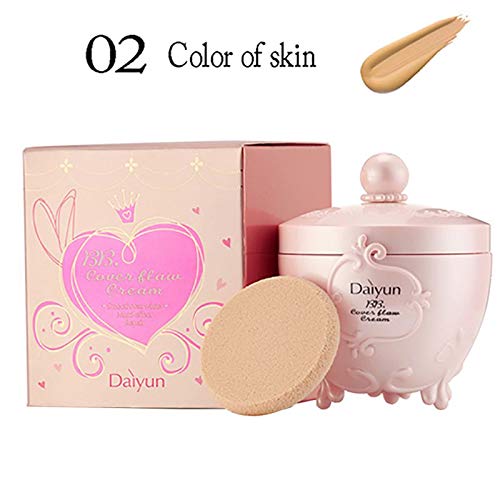BB Cream Concealer - Moisturizing Face Foundation & Primer with Puff | Full Coverage, Natural Finish | Perfect for Daily Makeup & Touch-Ups