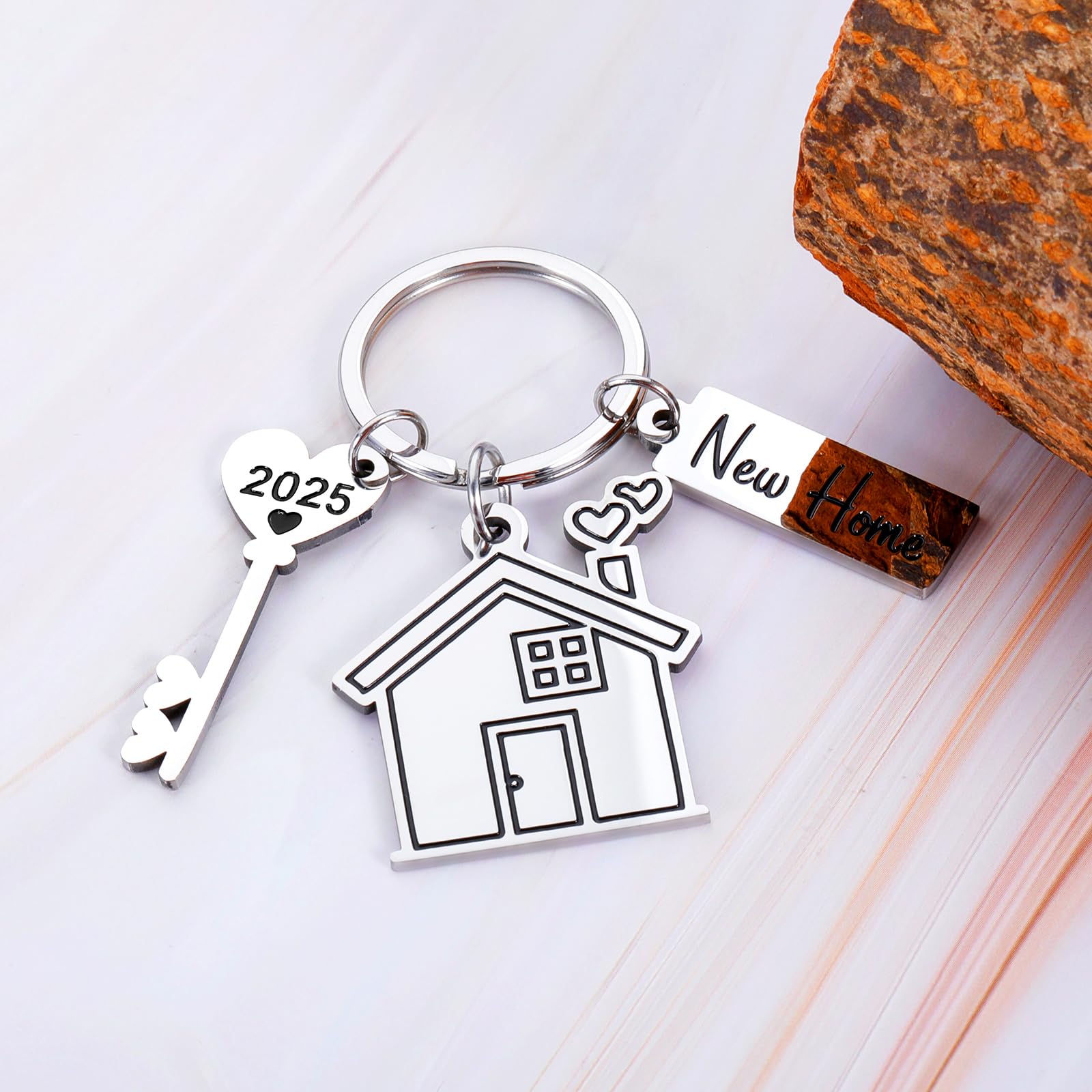 2025 Housewarming Keychain Gift Set - Unique New Home Gifts for Women, Men & Couples | Thoughtful Moving-In Presents for Homeowners | Perfect for Apartment Warming & House Essentials | Ideal for Housewarming Parties & New Home Decor