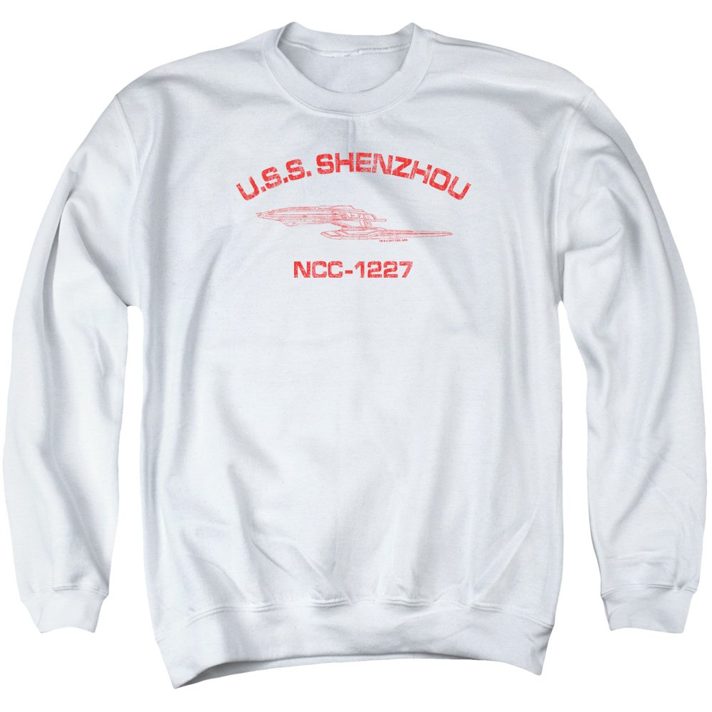 Star Trek Shenzhou Athletic Unisex Crewneck Sweatshirt for Men & Women | Sci-Fi TV Show Merchandise | Casual Wear & Cosplay Costume
