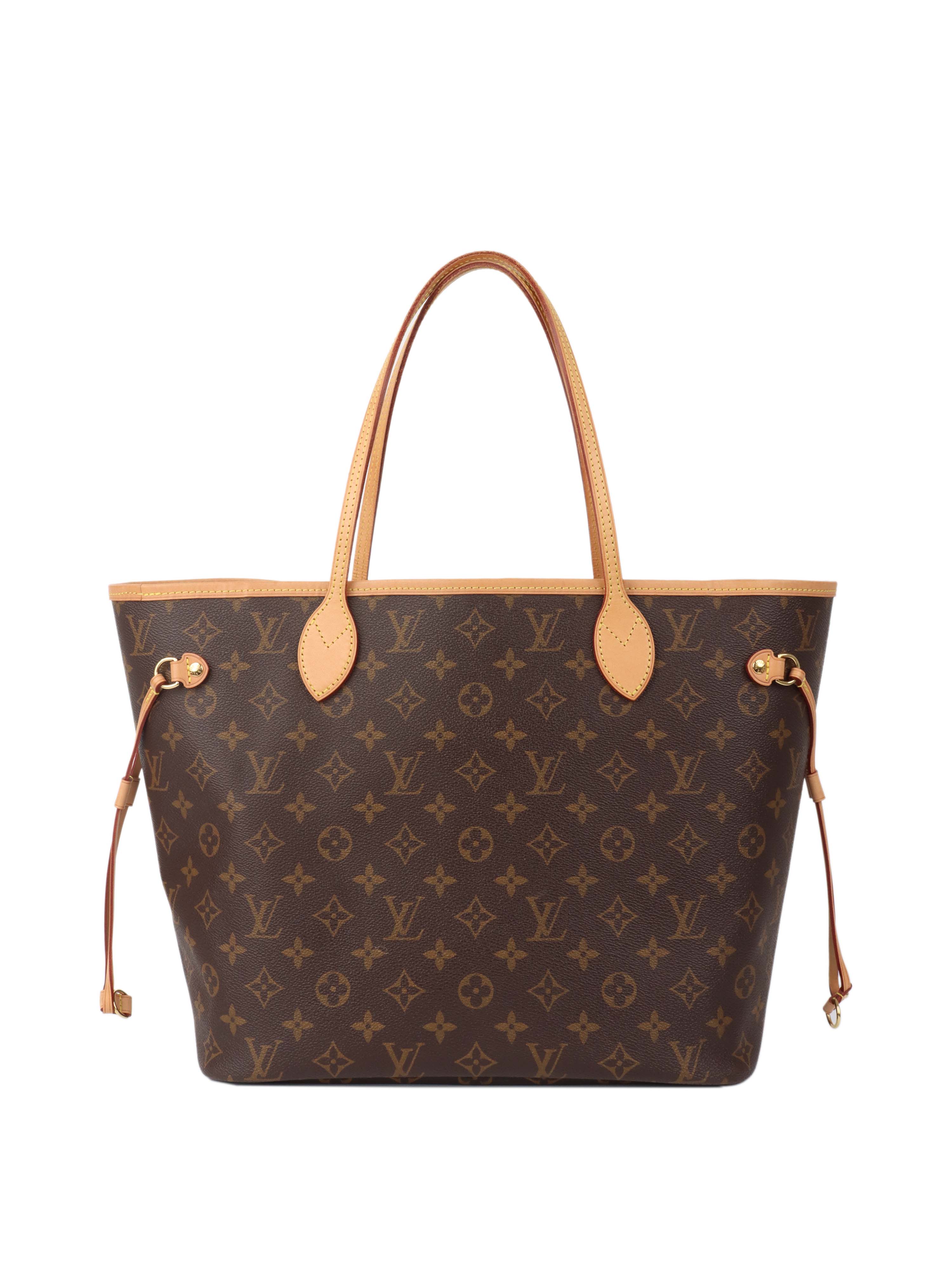 Authentic Louis Vuitton Monogram Neverfull MM Tote Bag - Luxury Designer Handbag for Women, Perfect for Work, Travel & Everyday Use