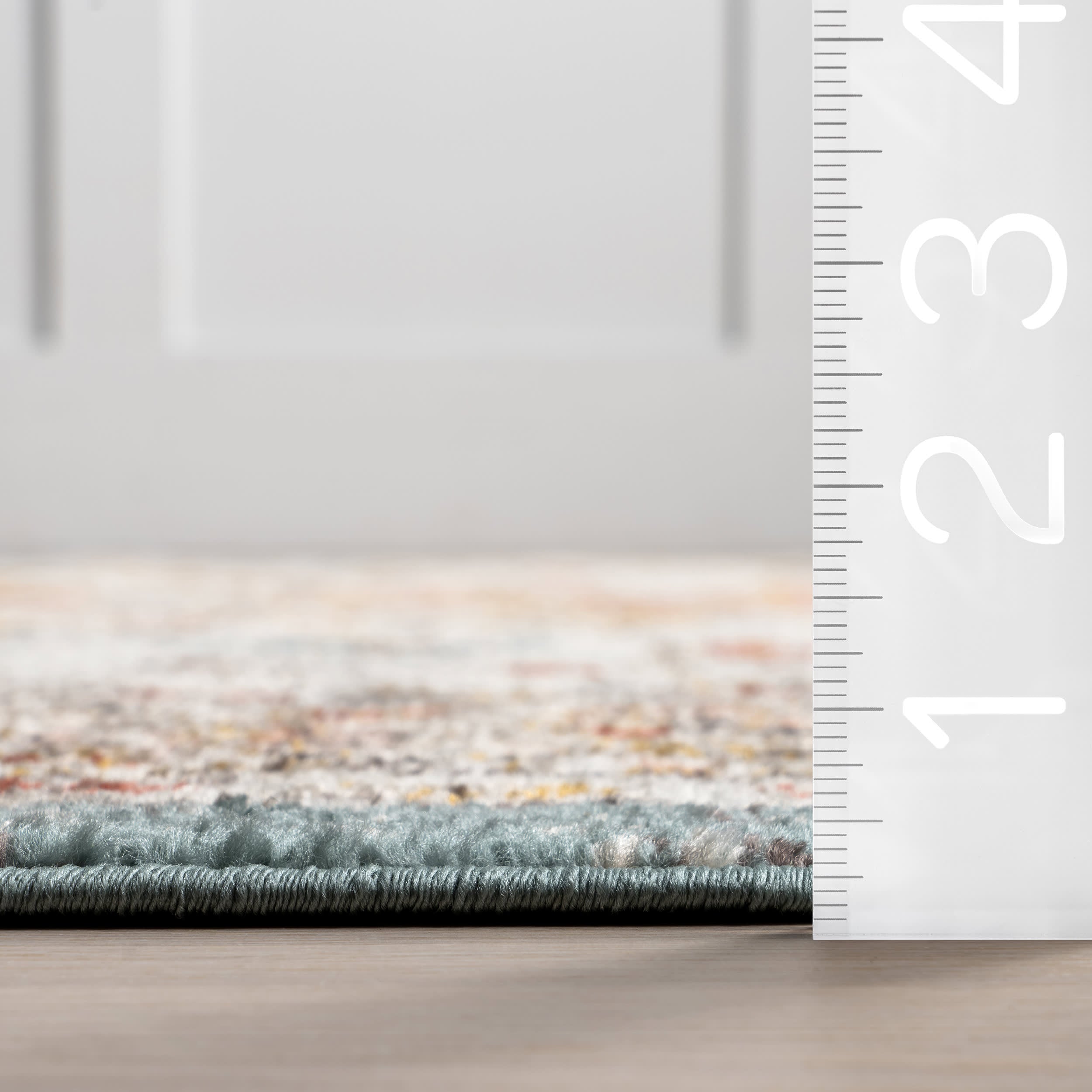 Fading Herati Medallion Rug - Handmade Beige Persian Area Rug for Living Room, Bedroom & Home Decor