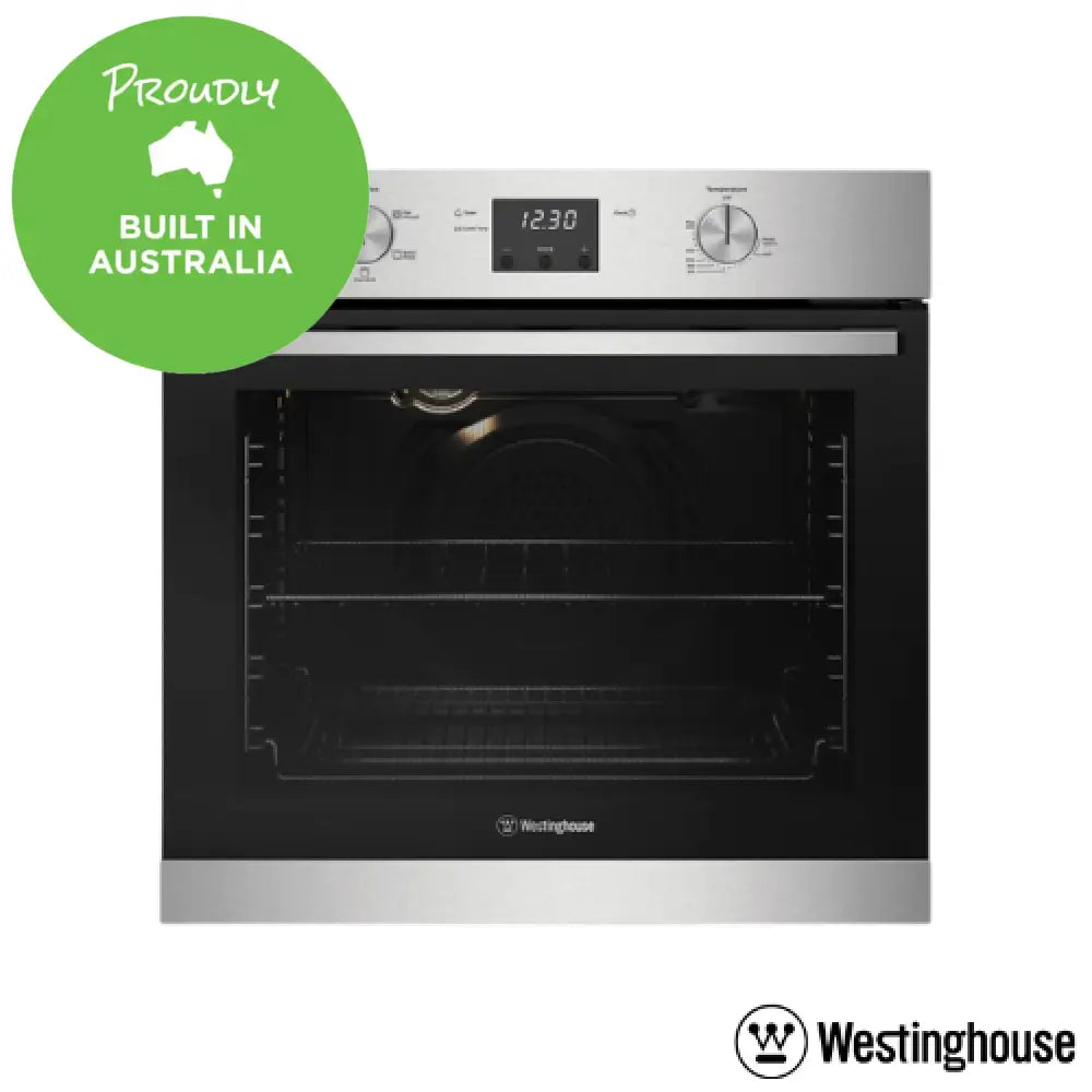 Westinghouse WVE6515SDA 60cm 5-in-1 Multi-Function Built-In Oven - Stainless Steel Electric Oven for Baking, Roasting & Grilling - Perfect for Home Kitchens & Small Restaurants