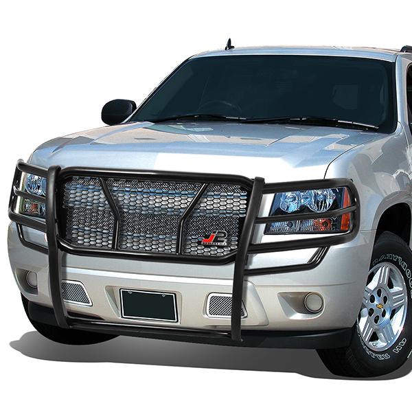 07-14 Chevy Tahoe Suburban Avalanche 1500 Heavy Duty Brush Grille Guard with Moneycomb Mesh - Off-Road Protection & Front End Security for Trucks & SUVs
