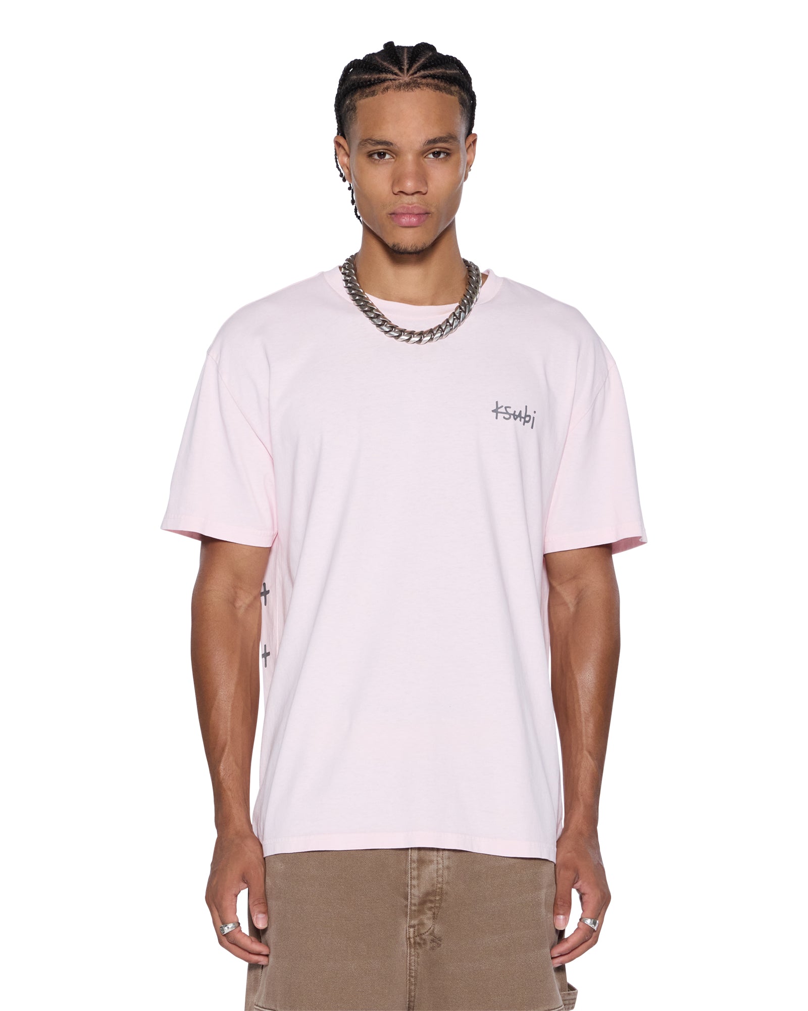 ALDAY BIGGIE SS TEE ICE QUARTZ - Premium Cotton Short Sleeve T-Shirt for Men | Casual Streetwear & Everyday Comfort