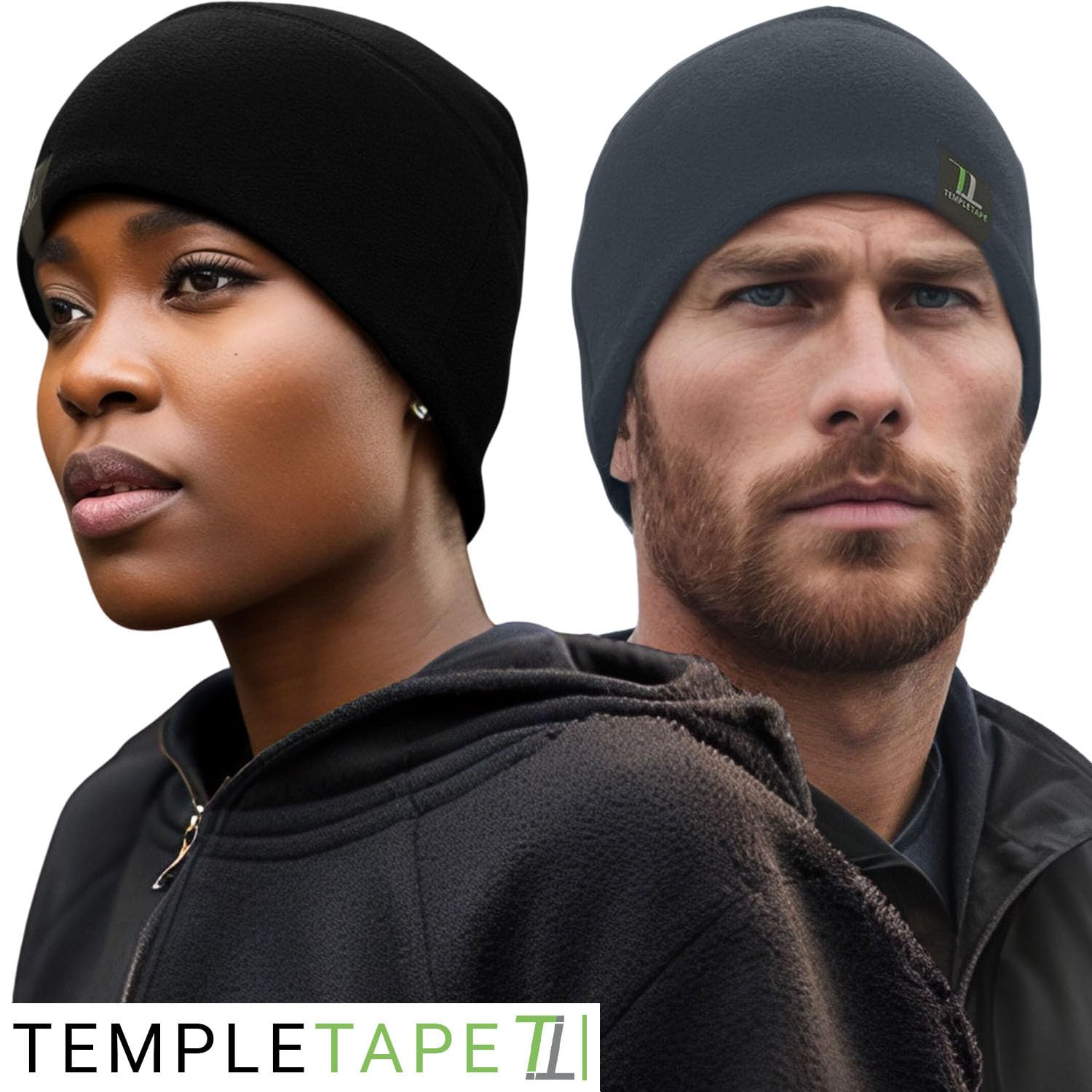 Tactical Fleece Watch Cap Beanie - Warm Skull Cap Fleece Hat for Men & Women - Winter Outdoor Hiking, Hunting, and Military Use