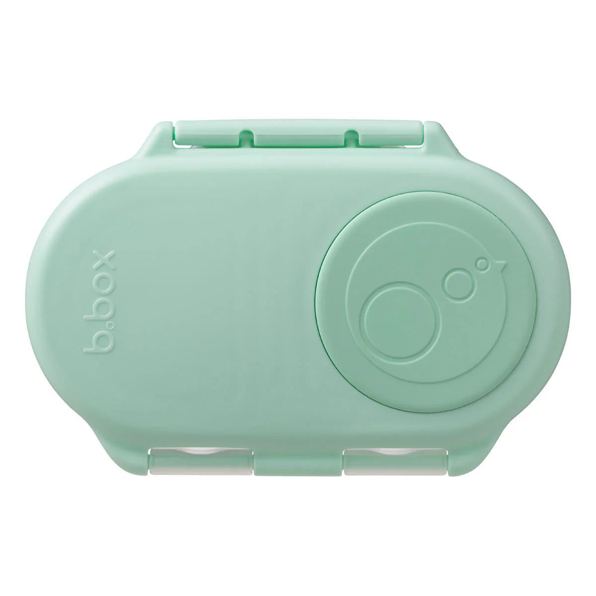 b.box Snack Box - Leak-Proof Kids Snack Container with Lid, BPA-Free & Spill-Proof - Perfect for School Lunches, Travel & On-the-Go Snacking (Spearmint)