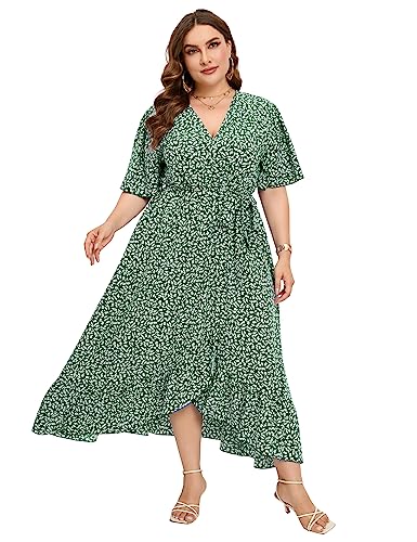 Dark Green Floral