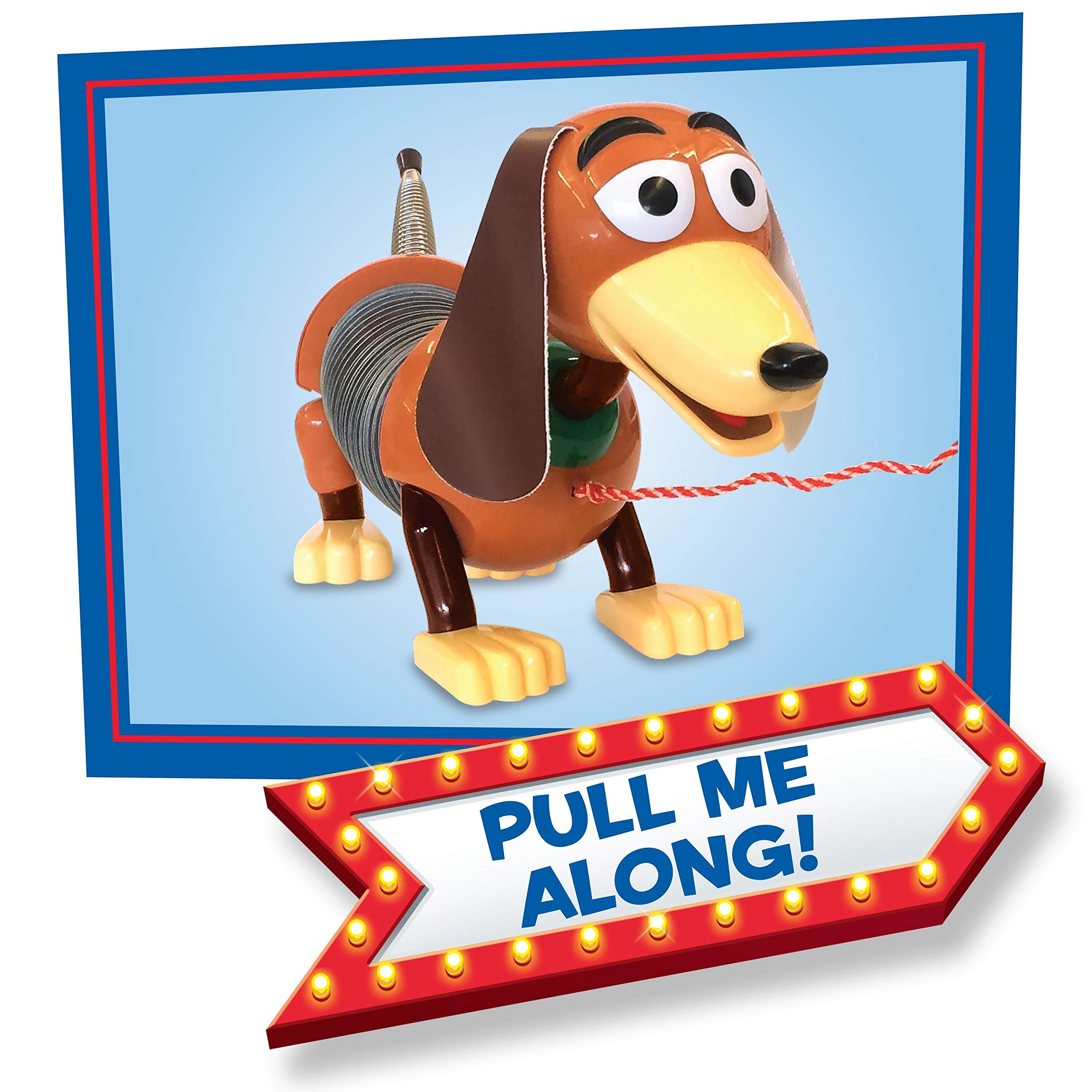 Disney Pixar Toy Story Slinky Dog Pull Toy - Interactive Walking Spring Toy for Toddlers & Kids Ages 18+ Months | Fun Educational Gift for Boys & Girls | Birthday Party, Playroom & Preschool Learning Activity
