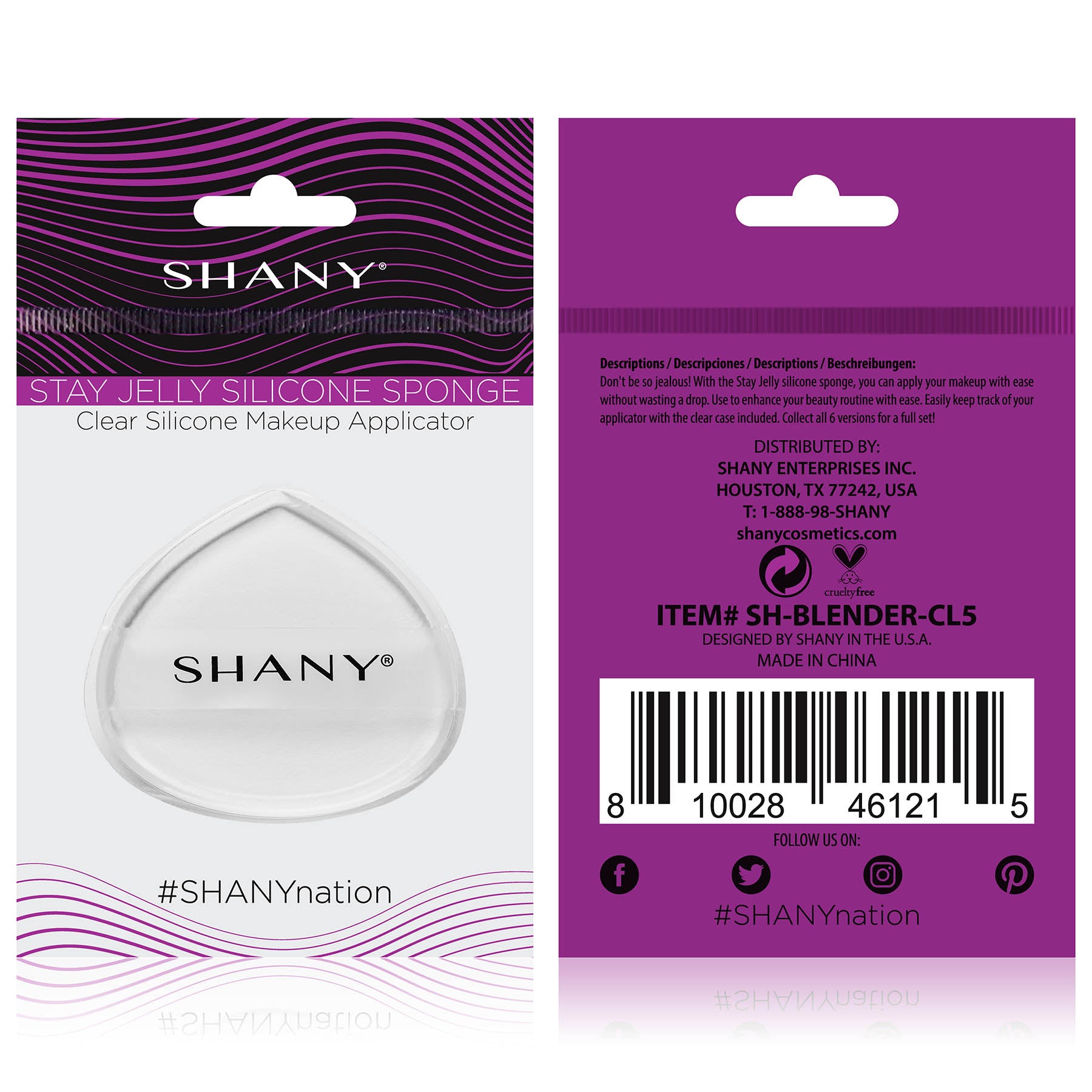 Stay Jelly Silicone Blender Sponge Set - Soft Makeup Sponge for Flawless Foundation Application - Perfect for Liquid, Cream & Powder Cosmetics - Home & Travel Beauty Essential