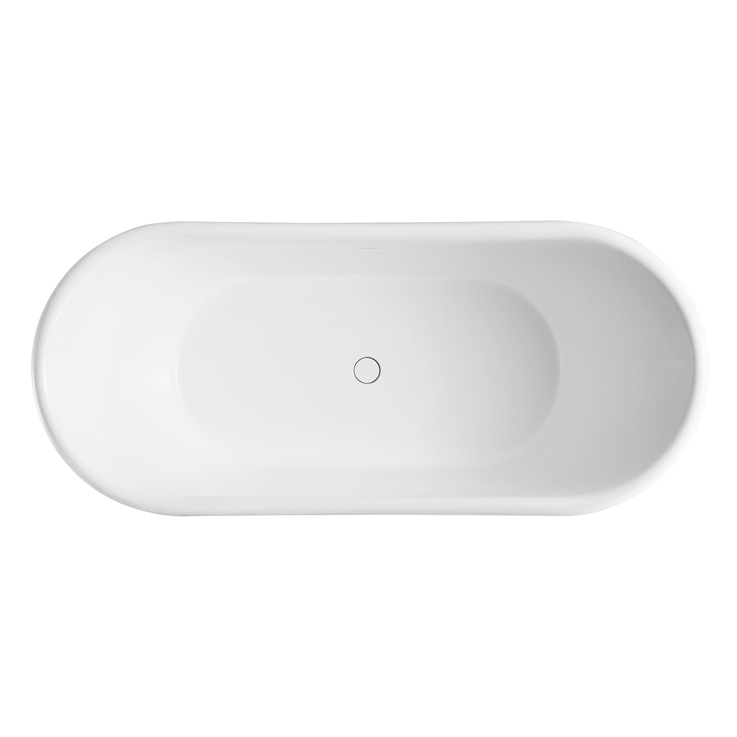 Arcticstone 68 Inch Solid Surface Oval Double Slipper Pedestal Bathtub - Matte Gray/Glossy White Freestanding Soaking Tub with Drain (No Faucet Holes) | Perfect for Luxury Bathrooms, Spa Retreats & Master Suite Relaxation