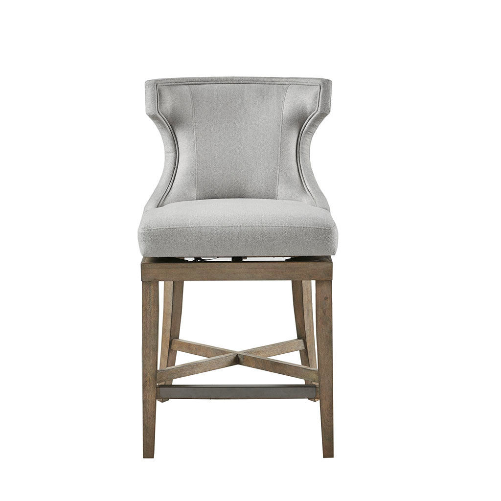 Swivel Counter Stool - Adjustable Height Bar Stool with 360° Rotation for Kitchen Island, Breakfast Bar & Home Decor