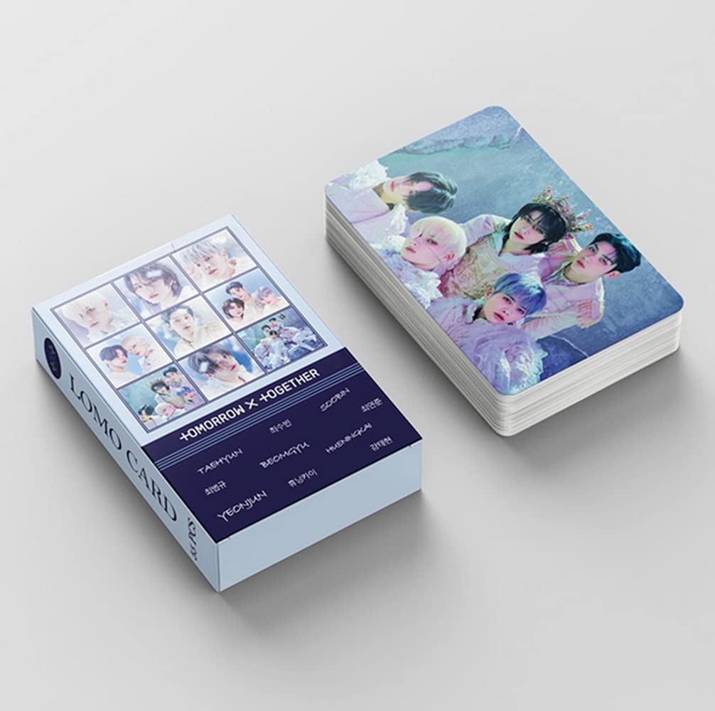 TXT The Chaos Chapter: FREEZE LOMO Photo Cards - 55Pcs Kpop Collectible Trading Cards for Fans, Albums, and Scrapbooking