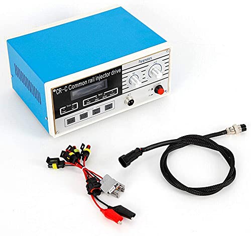 LeTkingok CR-C Multifunction Common Rail Injector Tester - Professional Diesel Fuel Injector Diagnostic & Repair Tool for Common Rail Systems | Perfect for Auto Shops, Mechanics & DIY Enthusiasts
