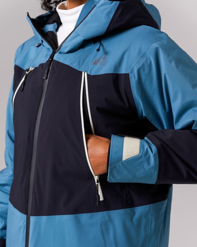 Warm Snow Padded Jacket for Women & Men - Waterproof Winter Coat with Hood - Perfect for Skiing, Snowboarding & Cold Weather Activities