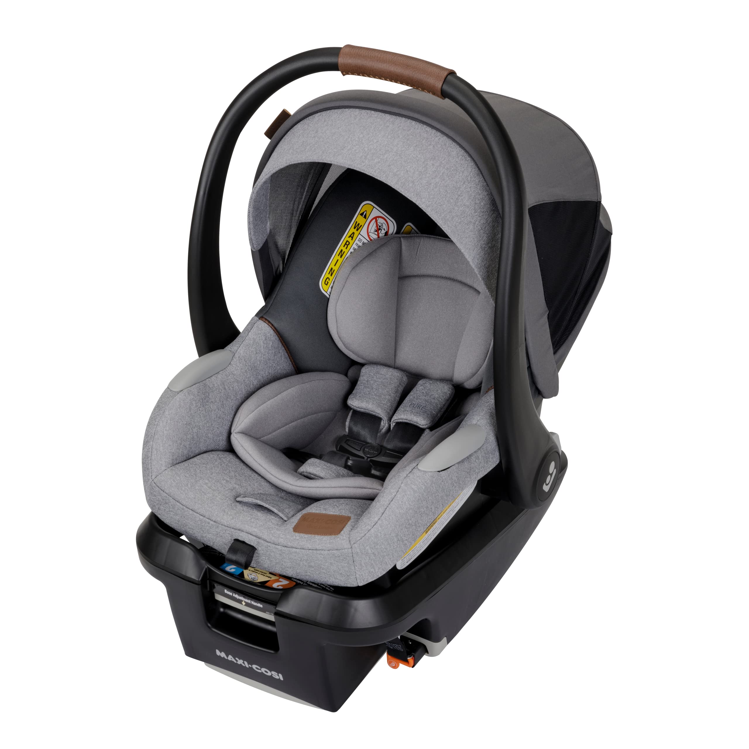 Maxi-Cosi Mico Luxe+ Infant Car Seat with Base - Convertible Baby Carrier for Safe & Comfortable Travel - Perfect for Newborns, City Commutes & Family Road Trips