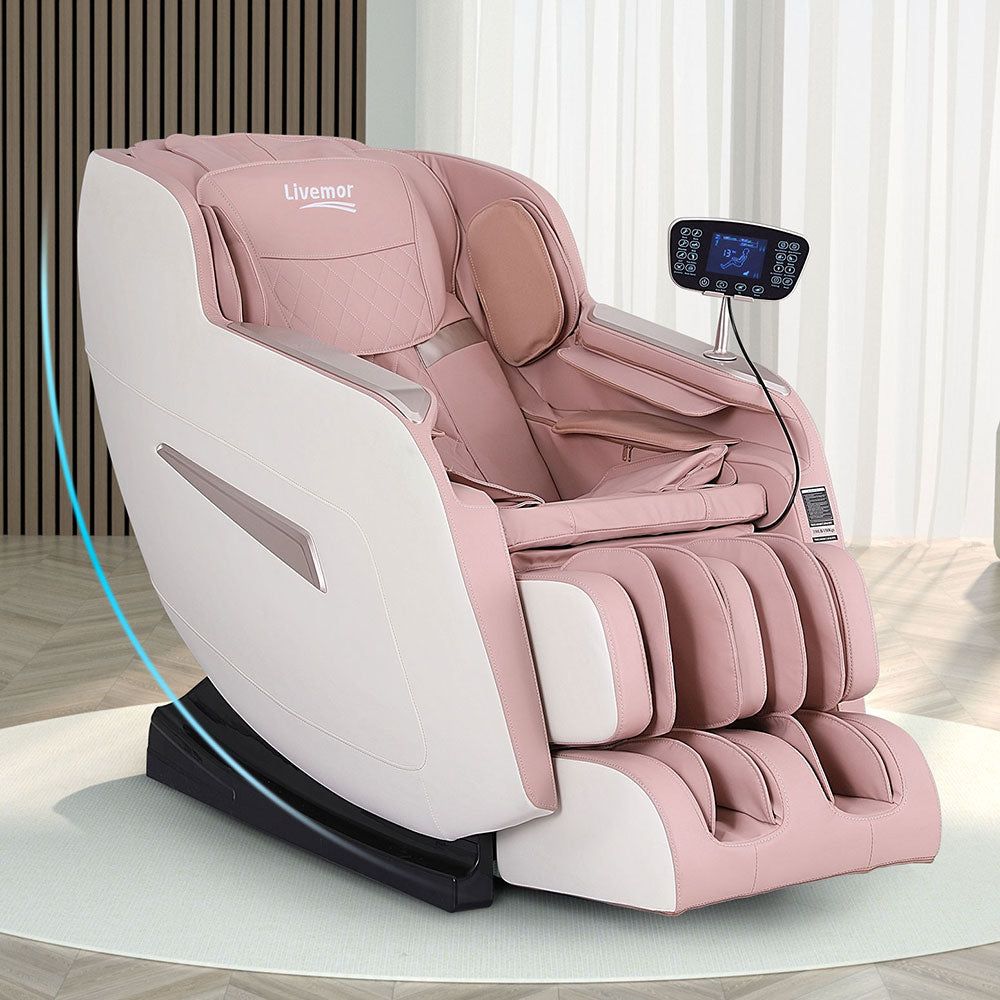Livemor Electric Massage Chair with Recliner - Full Body Shiatsu Massage for Home & Office - Perfect for Relaxation, Pain Relief, and Stress Relief