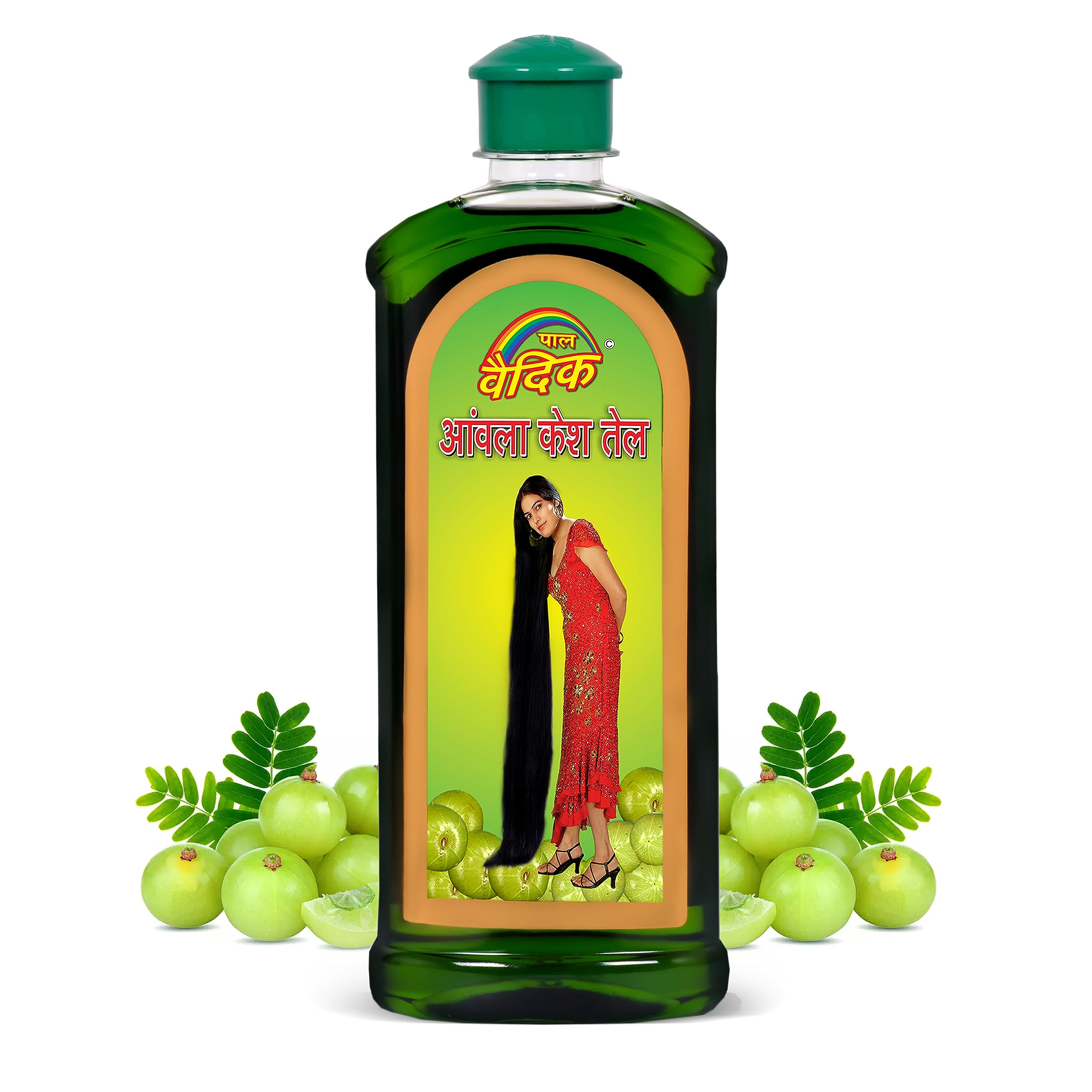 Pal Vedic Amla Hair Oil 500ml - Natural Ayurvedic Hair Growth Treatment for Dry & Damaged Hair | Promotes Thickness & Shine | Perfect for Daily Hair Care & Scalp Massage