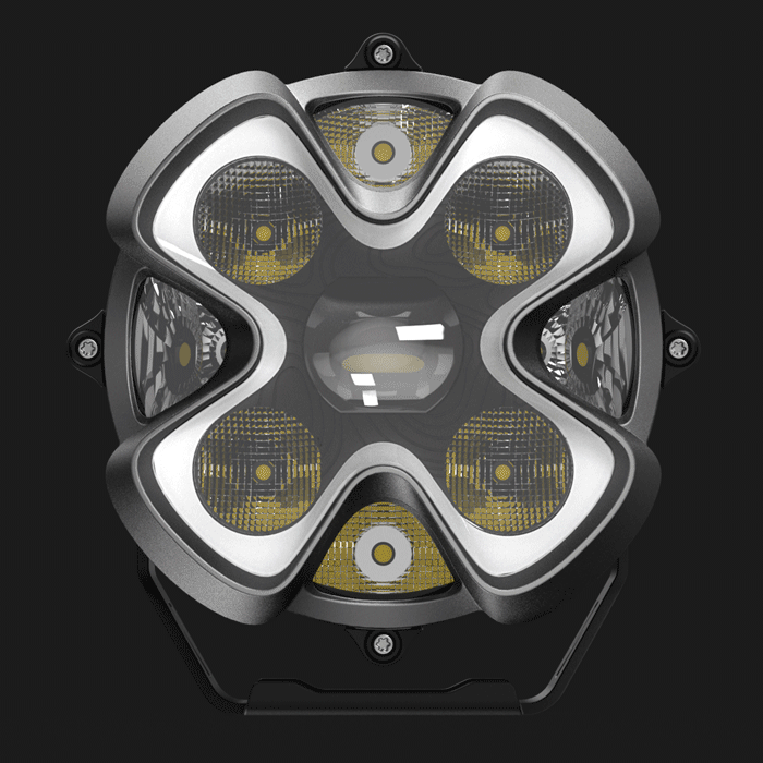 HALO Pro Series 8 LED Pod Lights - Super Bright Off-Road Lighting for Trucks & SUVs - Waterproof & Durable - Perfect for Night Driving, Camping & Off-Road Adventures