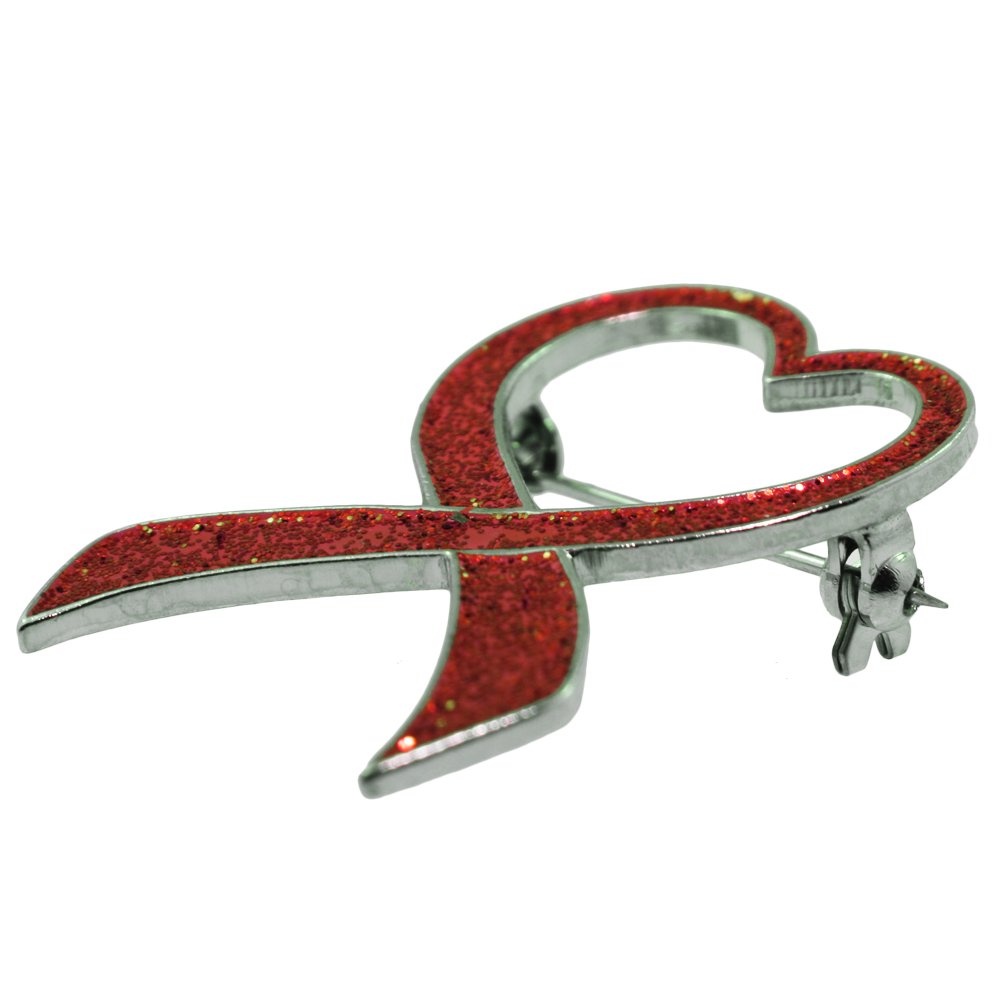 PinMart Enamel Lapel Pins - Heart Shaped Love Pins for Valentine's Day Gifts, Bulk Sizing Available - Perfect for Valentine's Party Favors, Classroom Gifts, Cards & Apparel Decoration