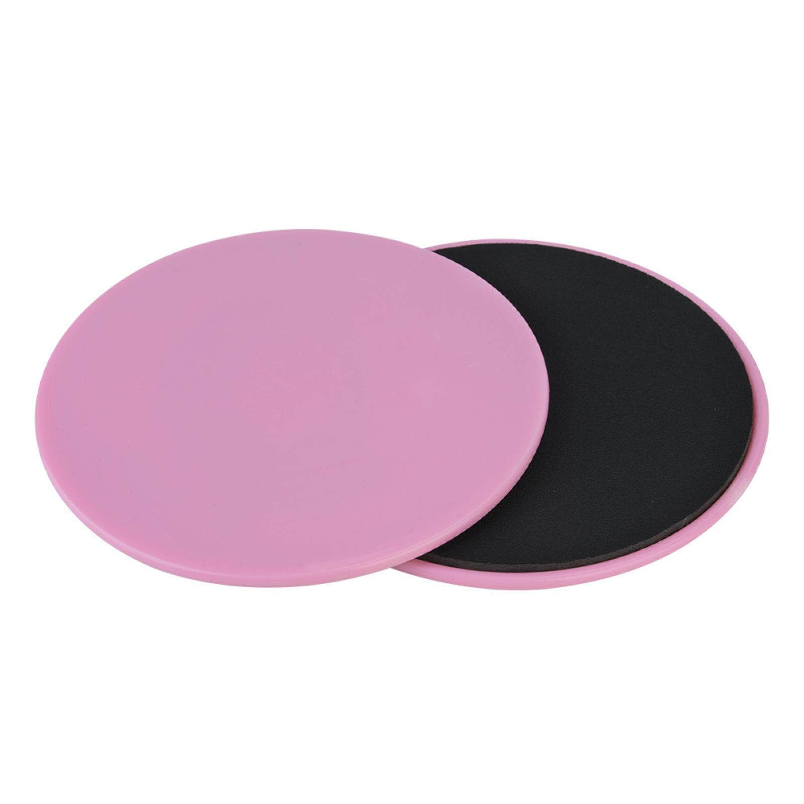 4-Piece Fitness Disc Set - Lightweight & Durable ABS Core Sliders for CrossFit, Gym Workouts, Home Exercise - Pink - Perfect for Core Strengthening, Yoga & Athletic Training