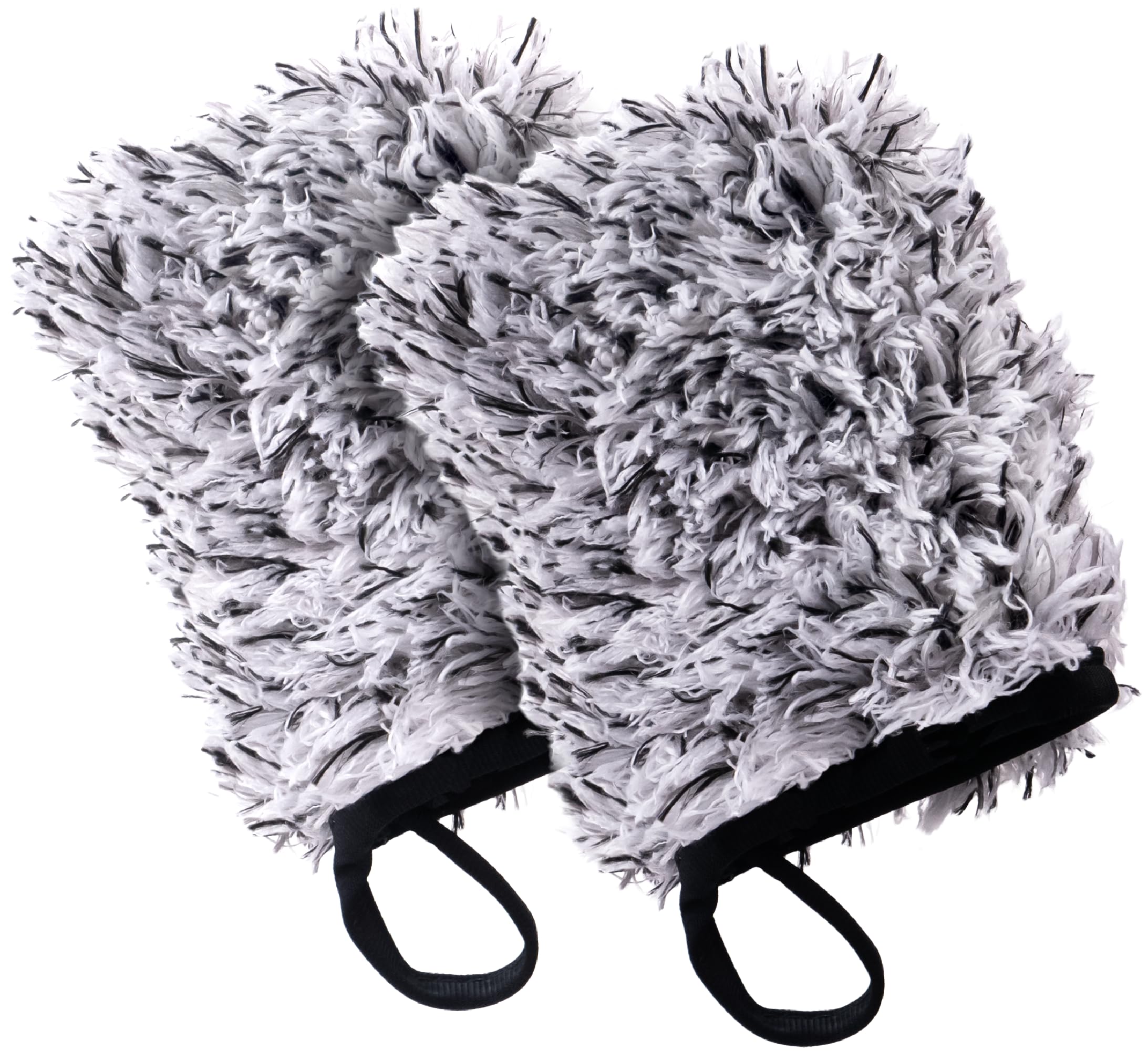 Premium Microfiber Wheel Cleaner Mitts for Cars - 2 Pack (5.5