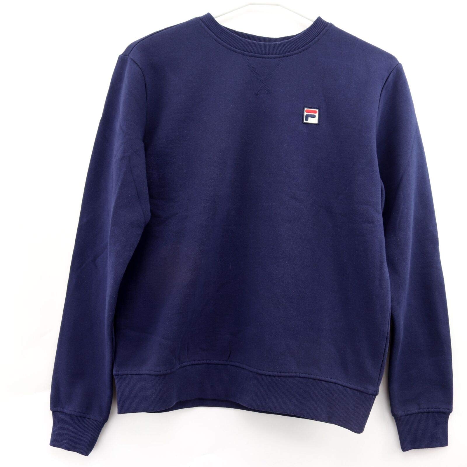 Fila Women's Michele Pullover Crewneck Sweatshirt - Soft Cotton Blend Casual Sweater for Everyday Wear | Perfect for Workouts, Lounging & Street Style Outfits