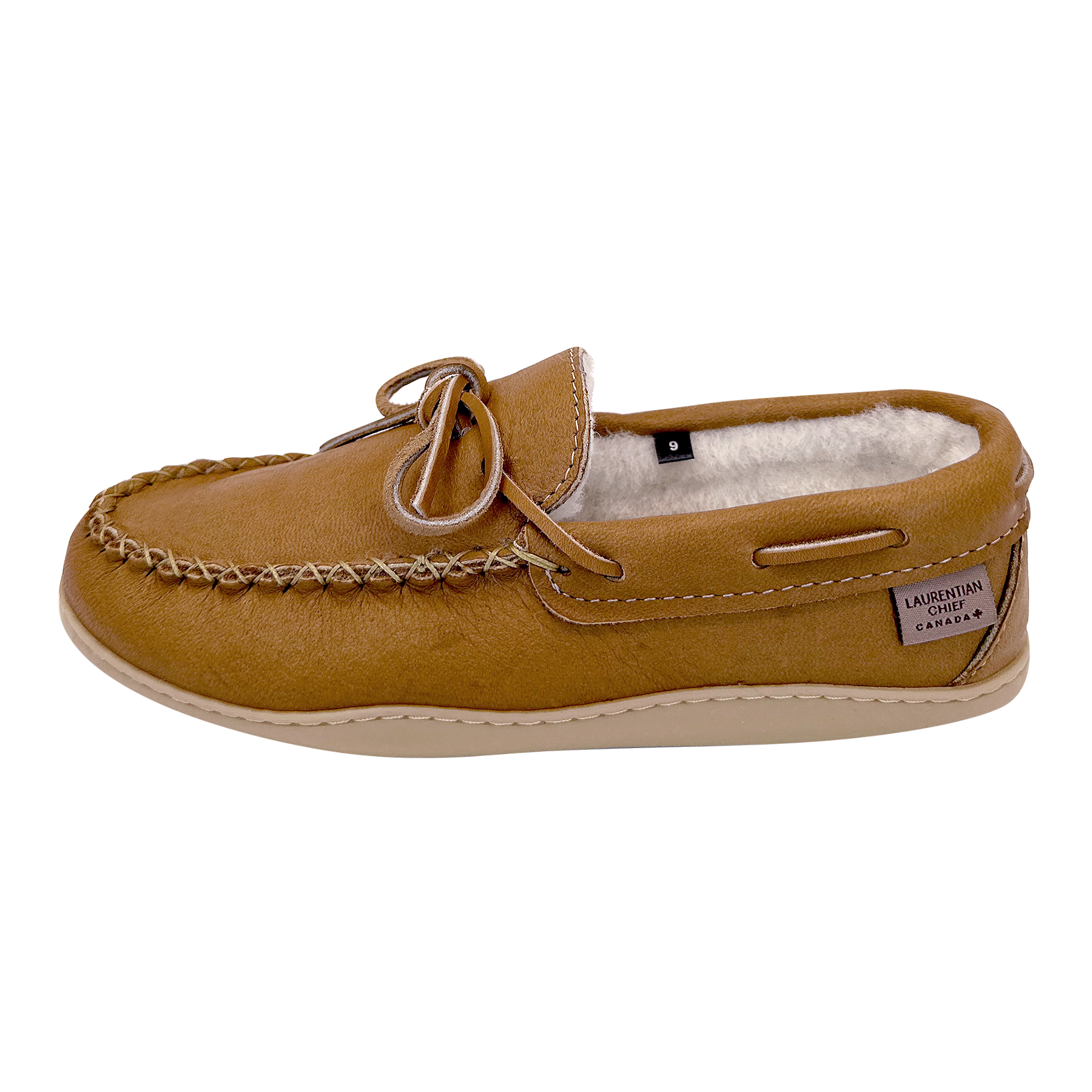 Women's Sheepskin Lined Leather Moccasins with Rubber Sole - Cozy Winter House Slippers for Indoor Comfort & Warmth