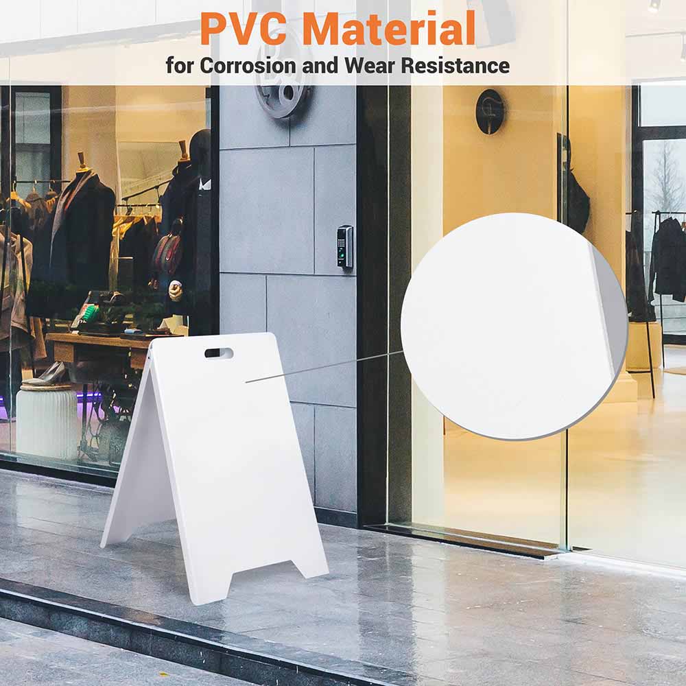 TheLAShop 19x32 Sidewalk Sign A-Frame Sandwich Board with Handle - Durable Outdoor Advertising Sign for Restaurants, Retail Stores & Events - Perfect for Sidewalk Sales, Promotions & Daily Specials