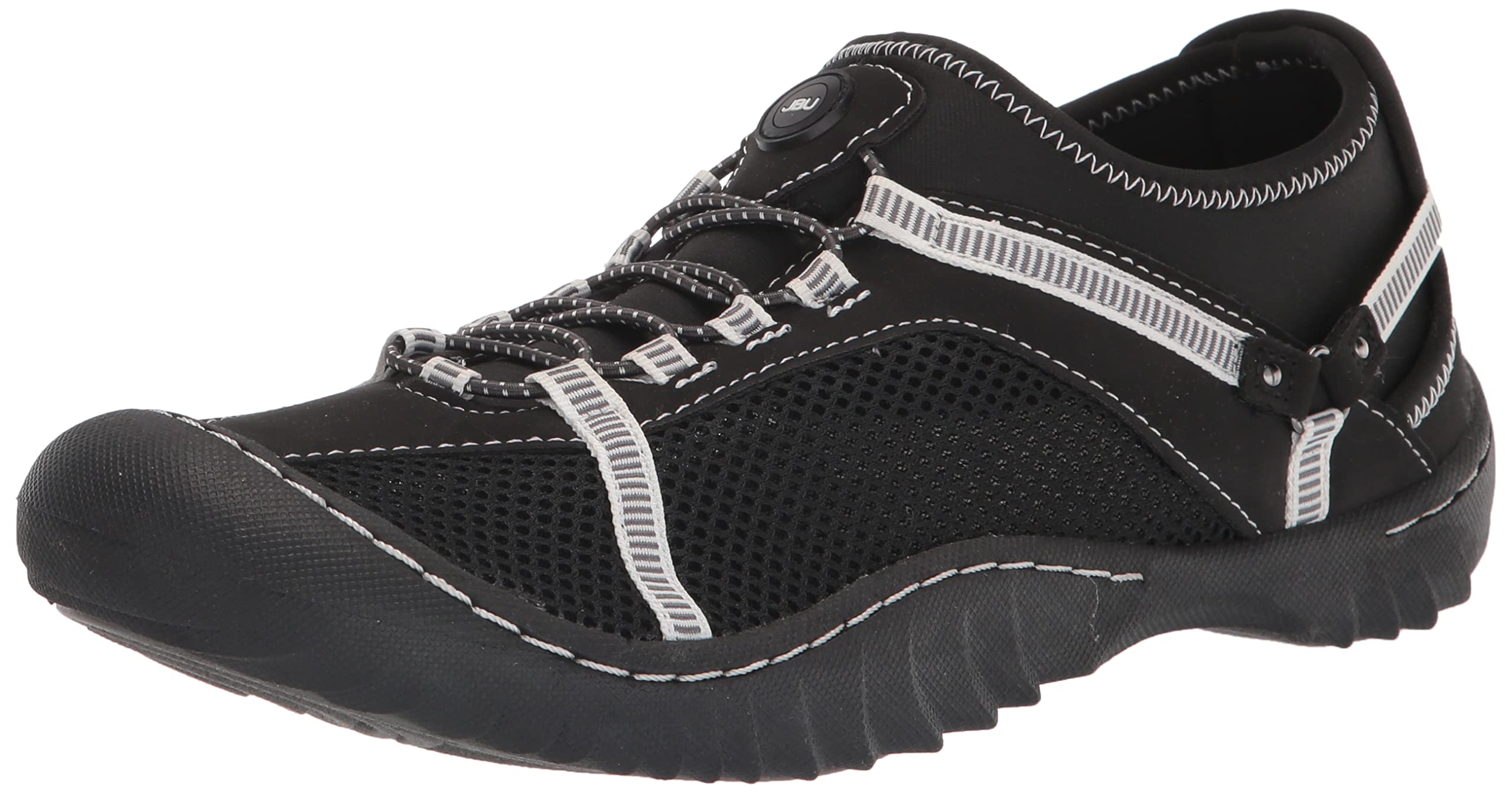 JBU Tahoe Water Ready Women's Outdoor Comfort Closed Toe Slip On Water Shoes for Beach, Pool, and Kayaking Adventures