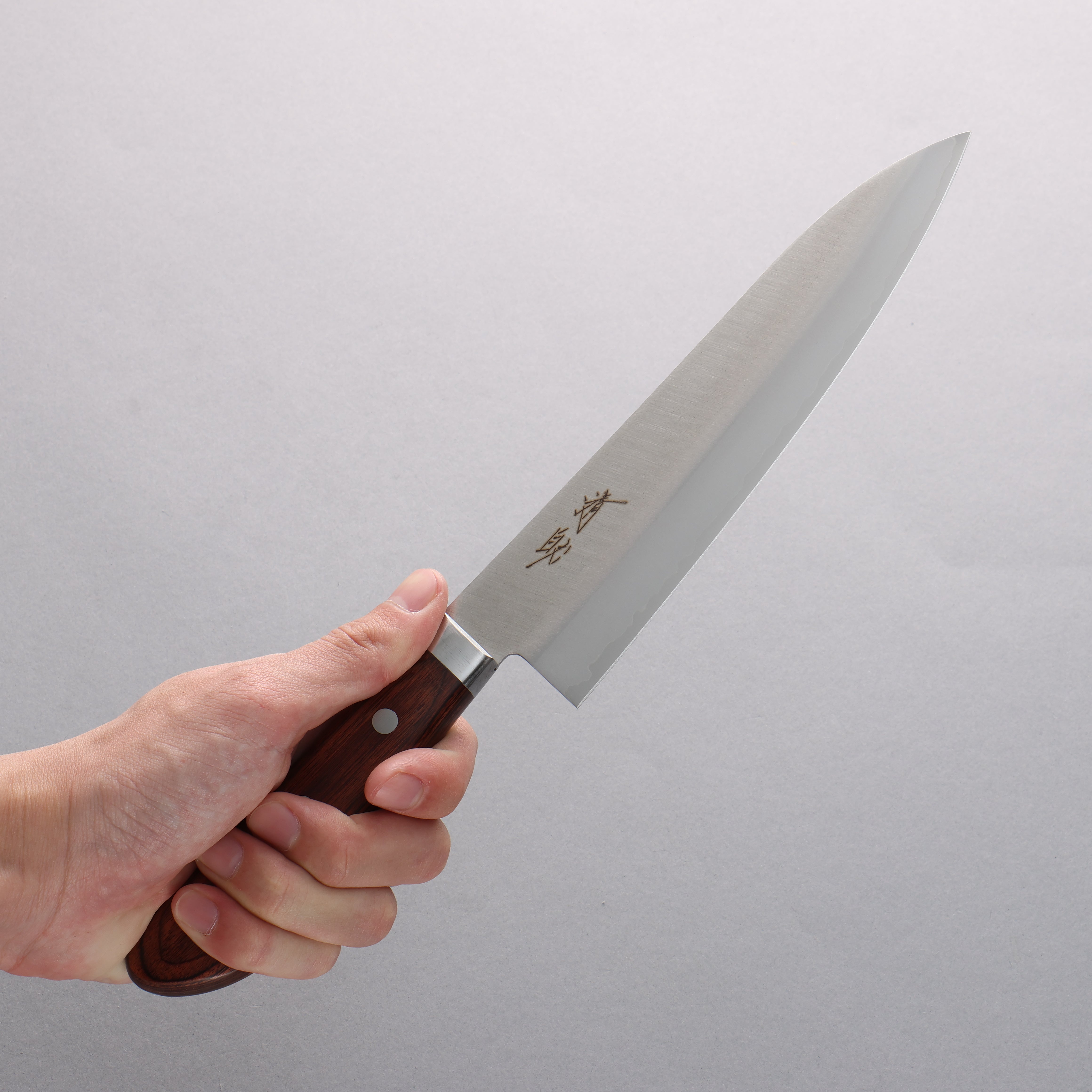 Premium Seisuke VG1 Kasumitogi Gyuto Japanese Chef Knife 180mm - Mahogany Handle for Professional Cooking & Slicing Meat, Vegetables & Sushi
