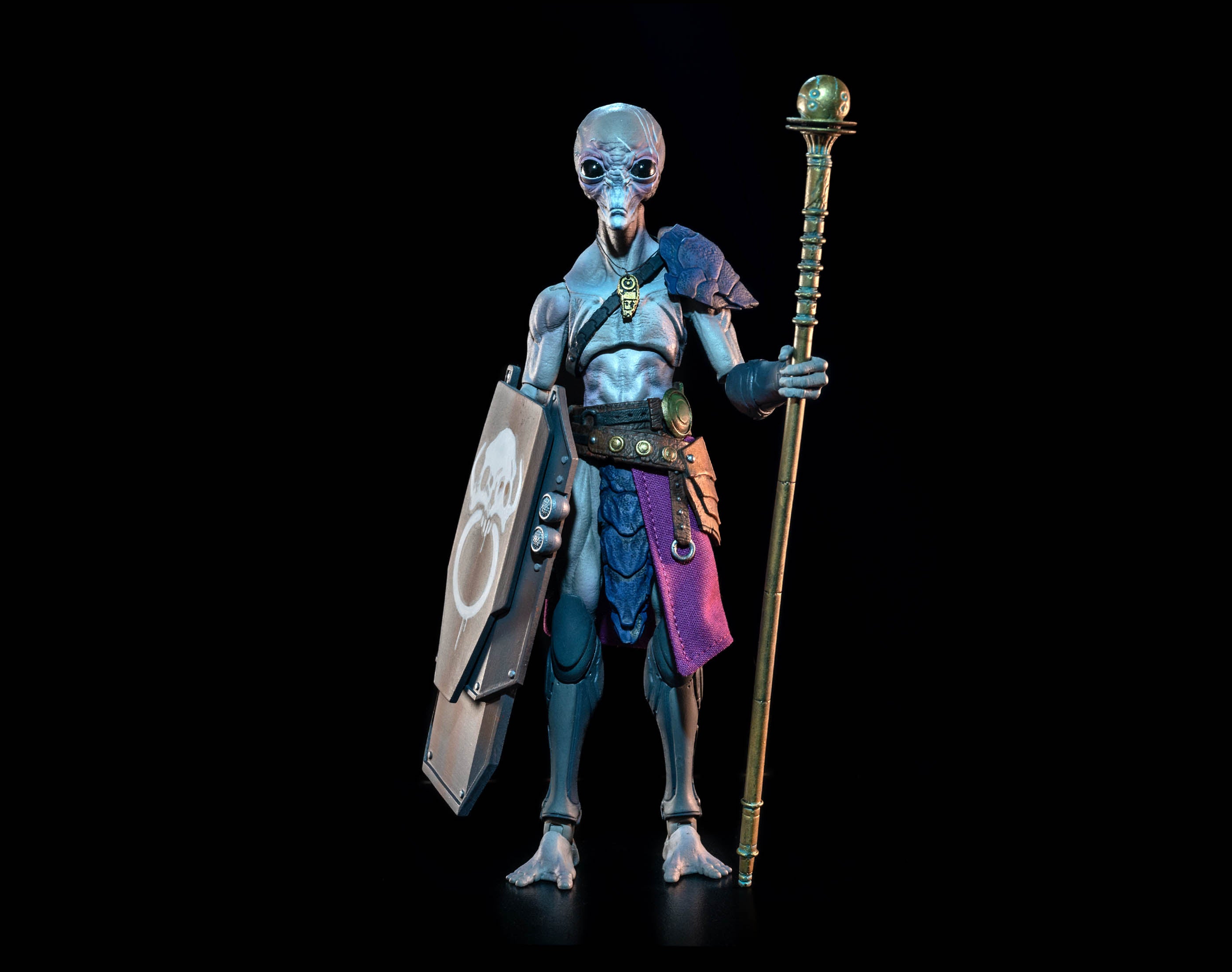 Four Horsemen Studio Mythic Legions 1/12 Scale 6-Inch Action Figures - Cosmic Legions Hvalkatar, Gravenight, Aius & Cyppiteon Collectible Toy Set for Display & Role Play | Fantasy Adventure Scenes & Collector's Showcase