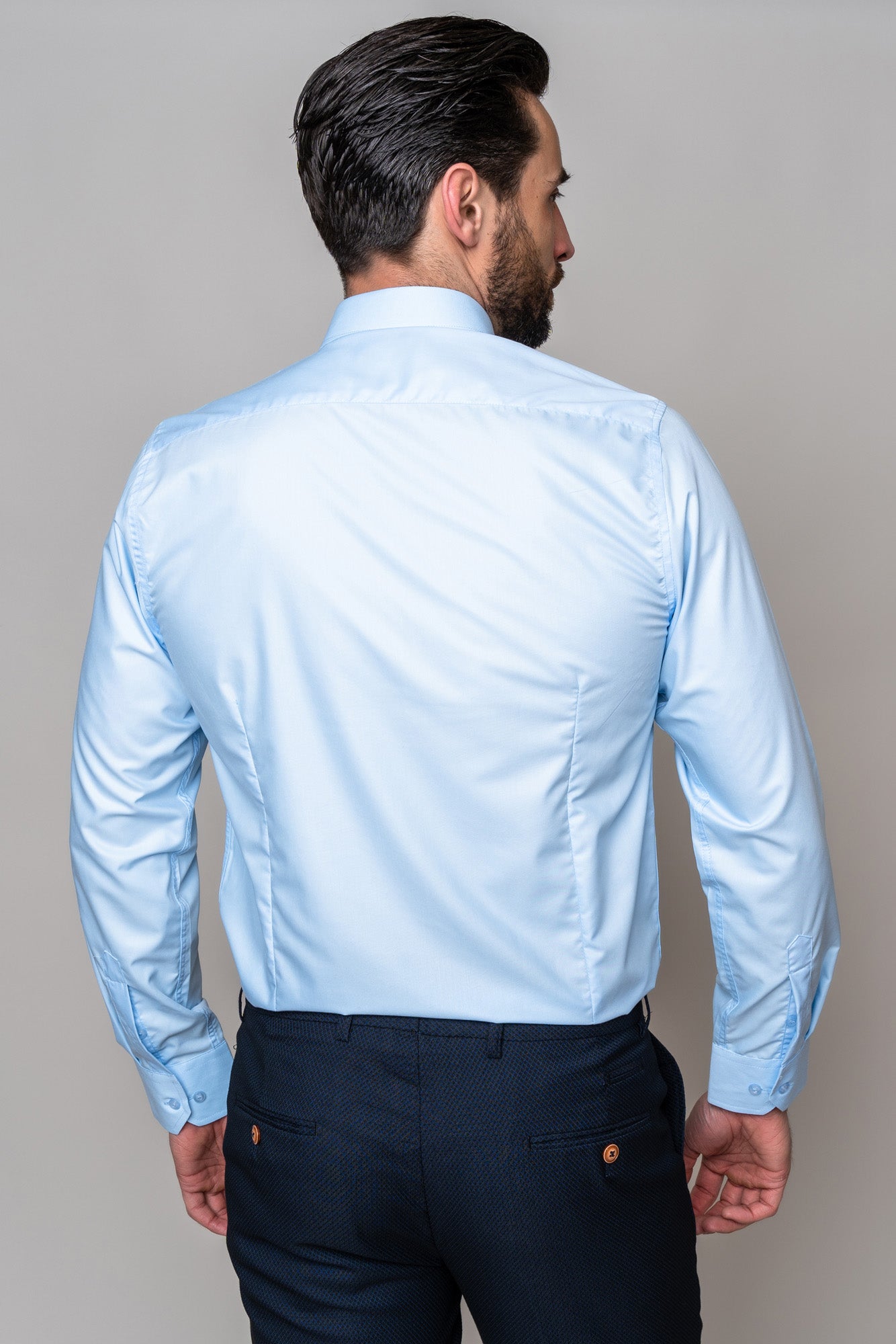 CARTER Sky Long Sleeve Shirt for Men - Comfortable Casual Button Down Shirt with Stylish Design - Perfect for Office, Business, and Everyday Wear