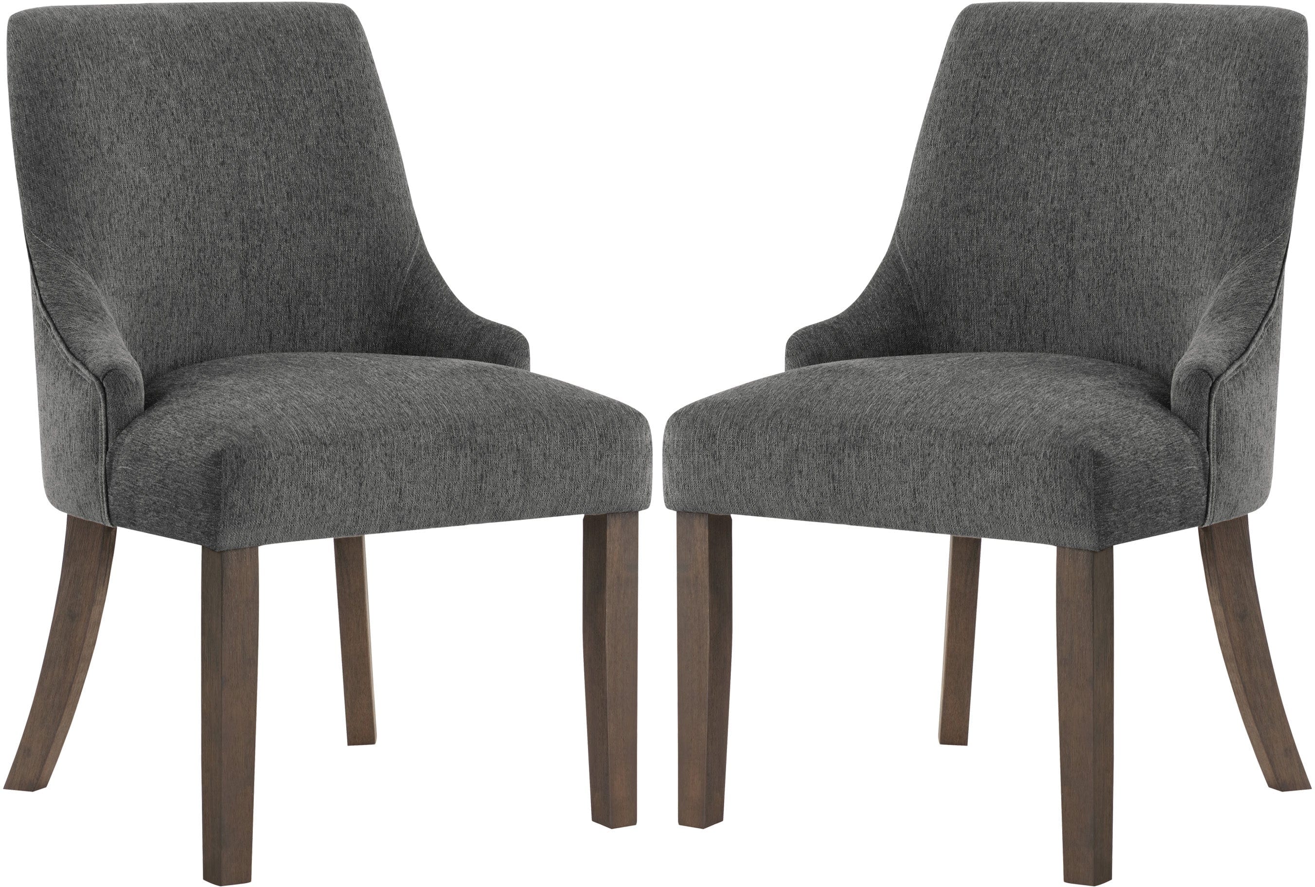 Office Star Leona Dining Chair Set of 2 - Modern Kitchen & Dining Room Chairs with Padded Seat - Perfect for Home, Office, Restaurant & Cafe Use