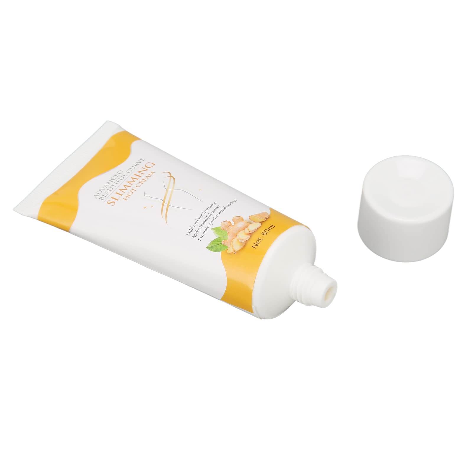 Body Sculpting Cream - 60ml Skin Firming Ginger Slimming Cream for Weight Loss & Metabolism Boost | Waist & Leg Massage for Toning & Cellulite Reduction | Perfect for Post-Workout Recovery & Body Contouring