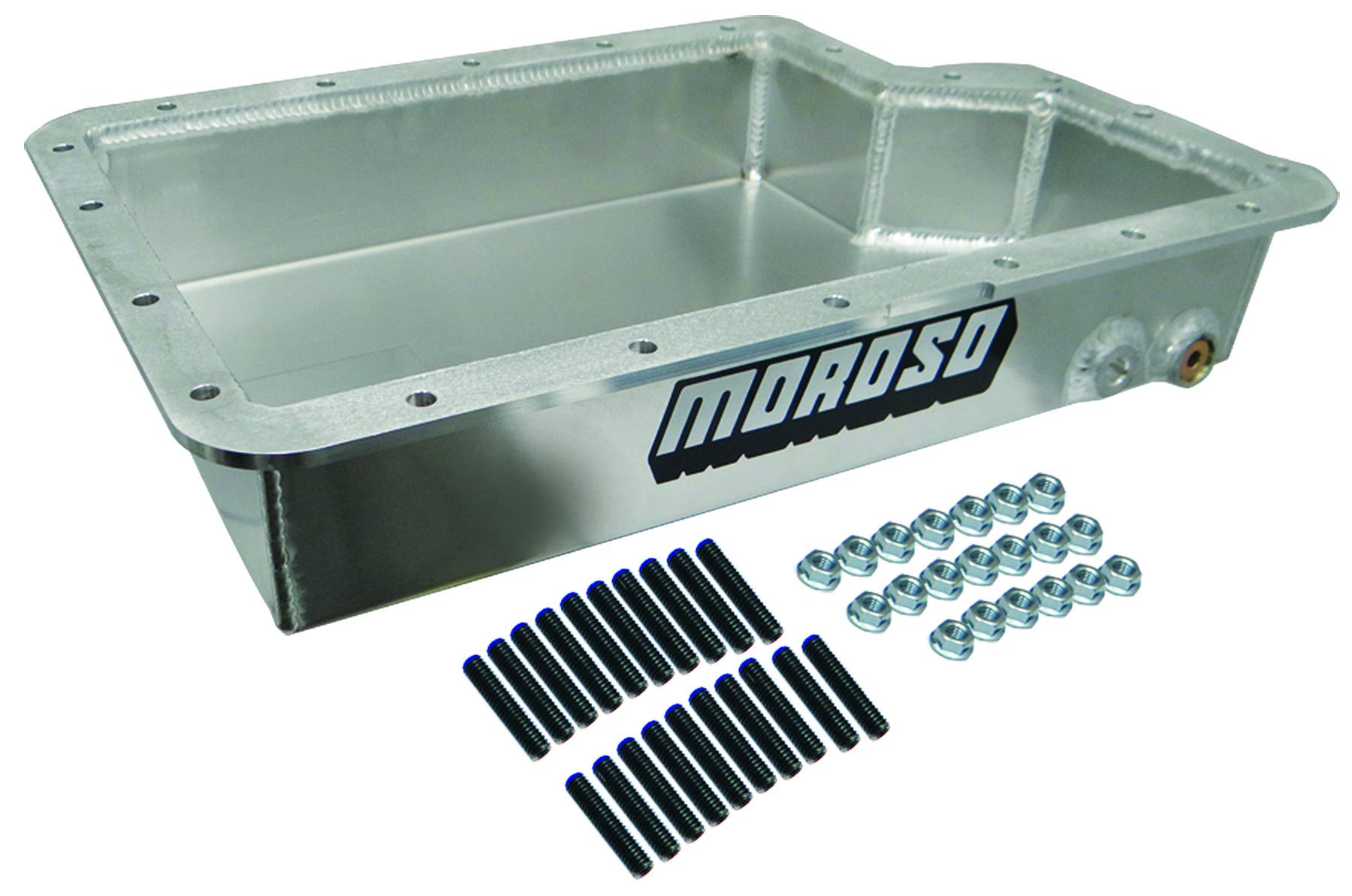 Moroso 42050 Transmission Pan for Ford E40D/4R100 - Heavy Duty Aluminum Replacement Part - Perfect for Off-Road, Towing & Performance Upgrades