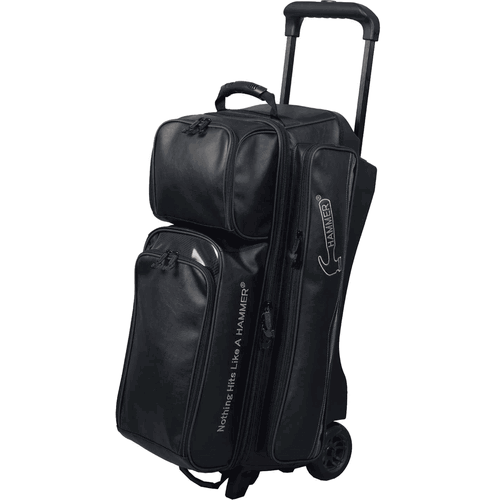 Hammer Force Triple Roller Bowling Bag - Durable & Spacious for Tournaments & League Play | Perfect for Bowling Enthusiasts & Pros