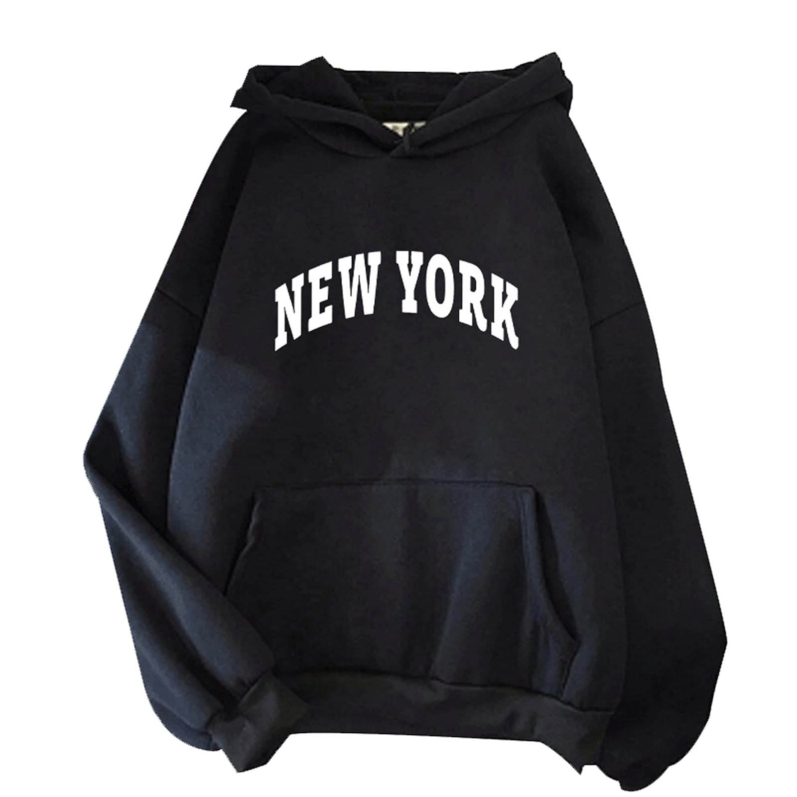 Homlpope Women's Winter Hooded Sweatshirt - Cozy Fall Long Sleeve Graphic Pullover Hoodie for Women | Casual Streetwear & Outdoor Activities