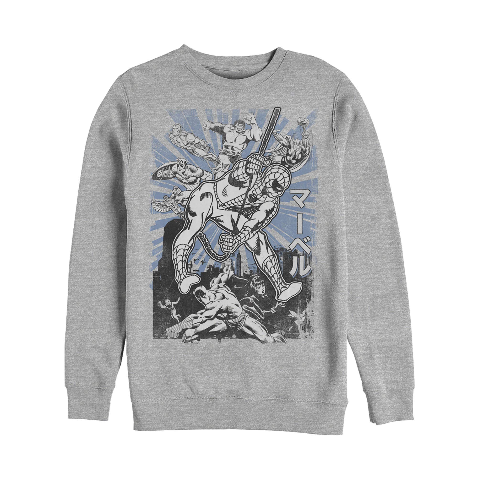 Marvel Men's Spider-Man Kanji Graphic Hoodie Sweatshirt - Cool Superhero Apparel for Casual Wear & Cosplay