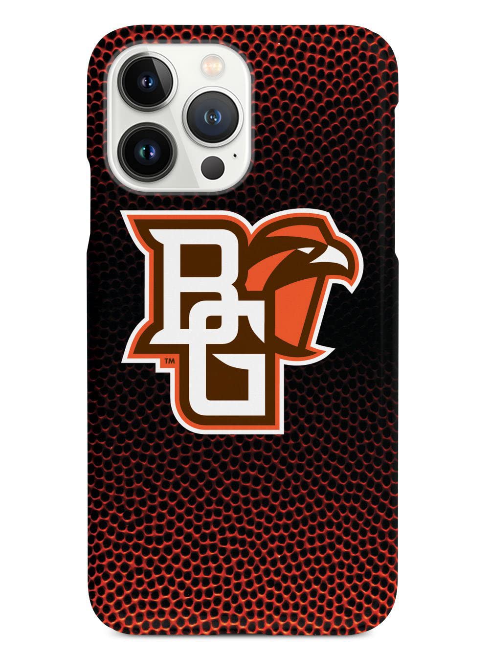 Premium 3D Textured iPhone 15 Pro Max Case - Shockproof Rubber Bumper Cover with Grip - Protective Phone Case for Apple iPhone 15 Pro Max - Bowling Green University Basketball Design - Perfect for Sports Fans & Daily Use